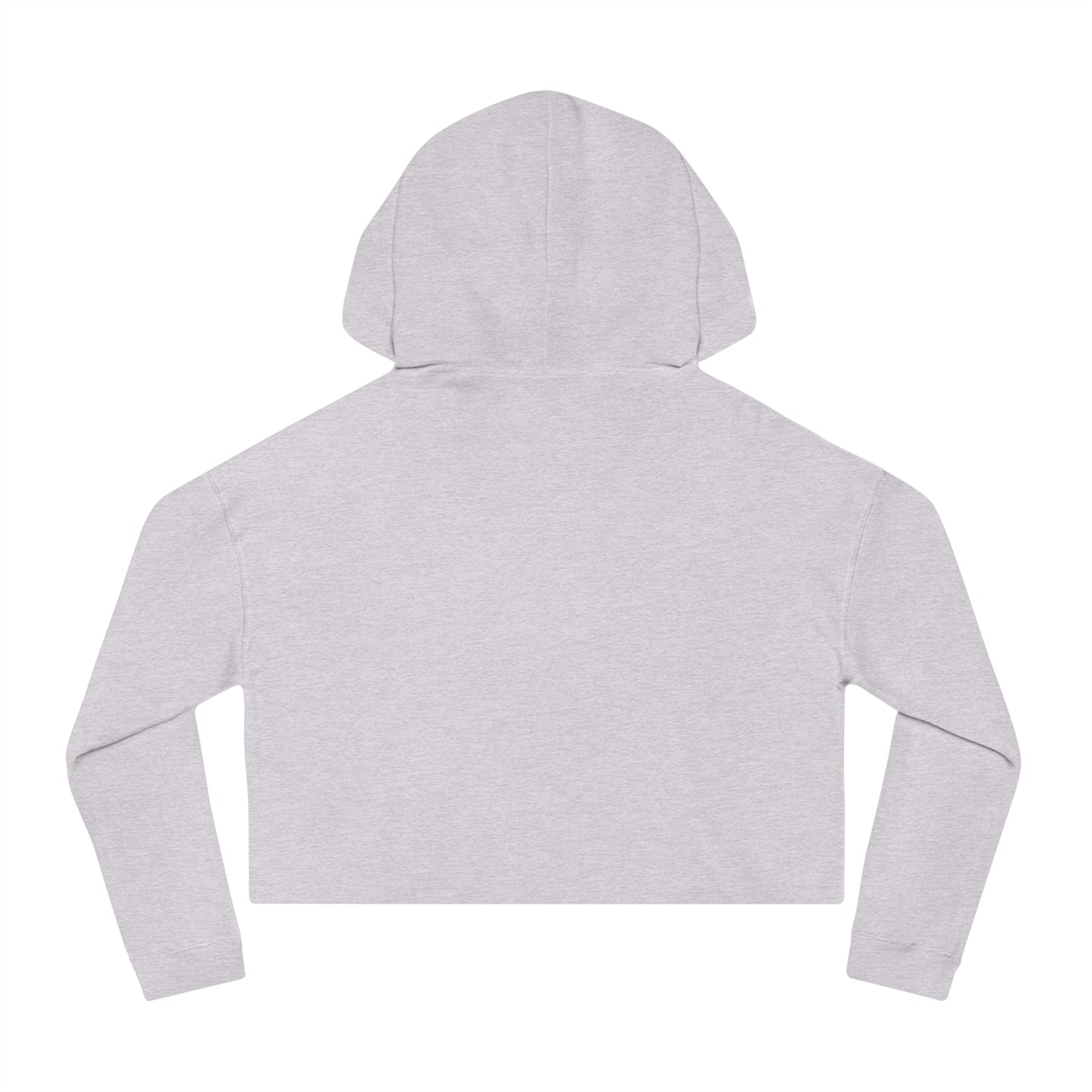 "Locked In" Cropped Hooded Sweatshirt (BLACK PRINT)
