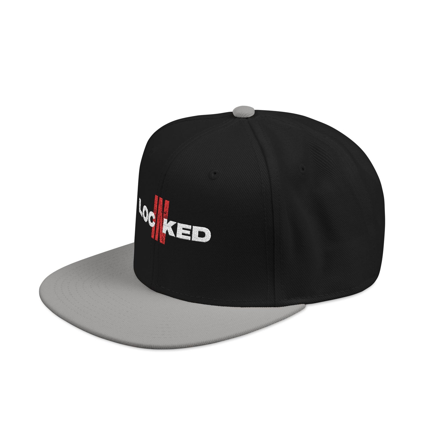 "Locked In" Embroidered Snap Back Hat