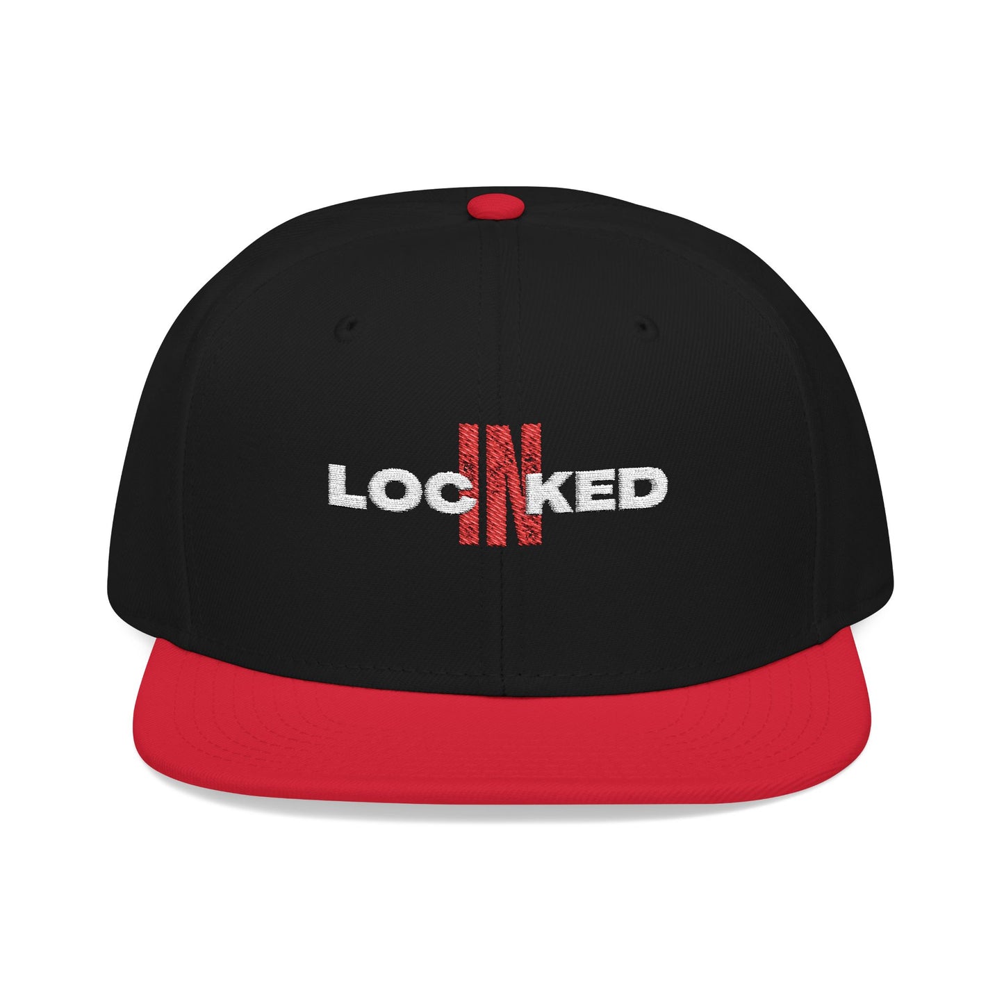 "Locked In" Embroidered Snap Back Hat