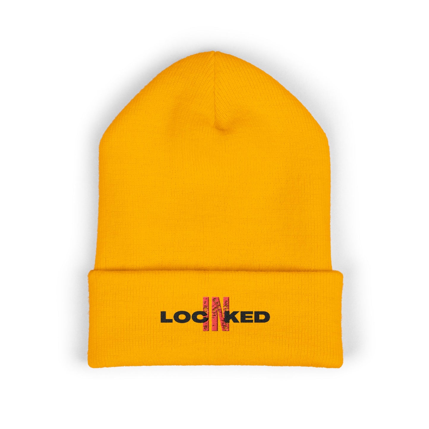 "Locked In" Cuffed Beanie