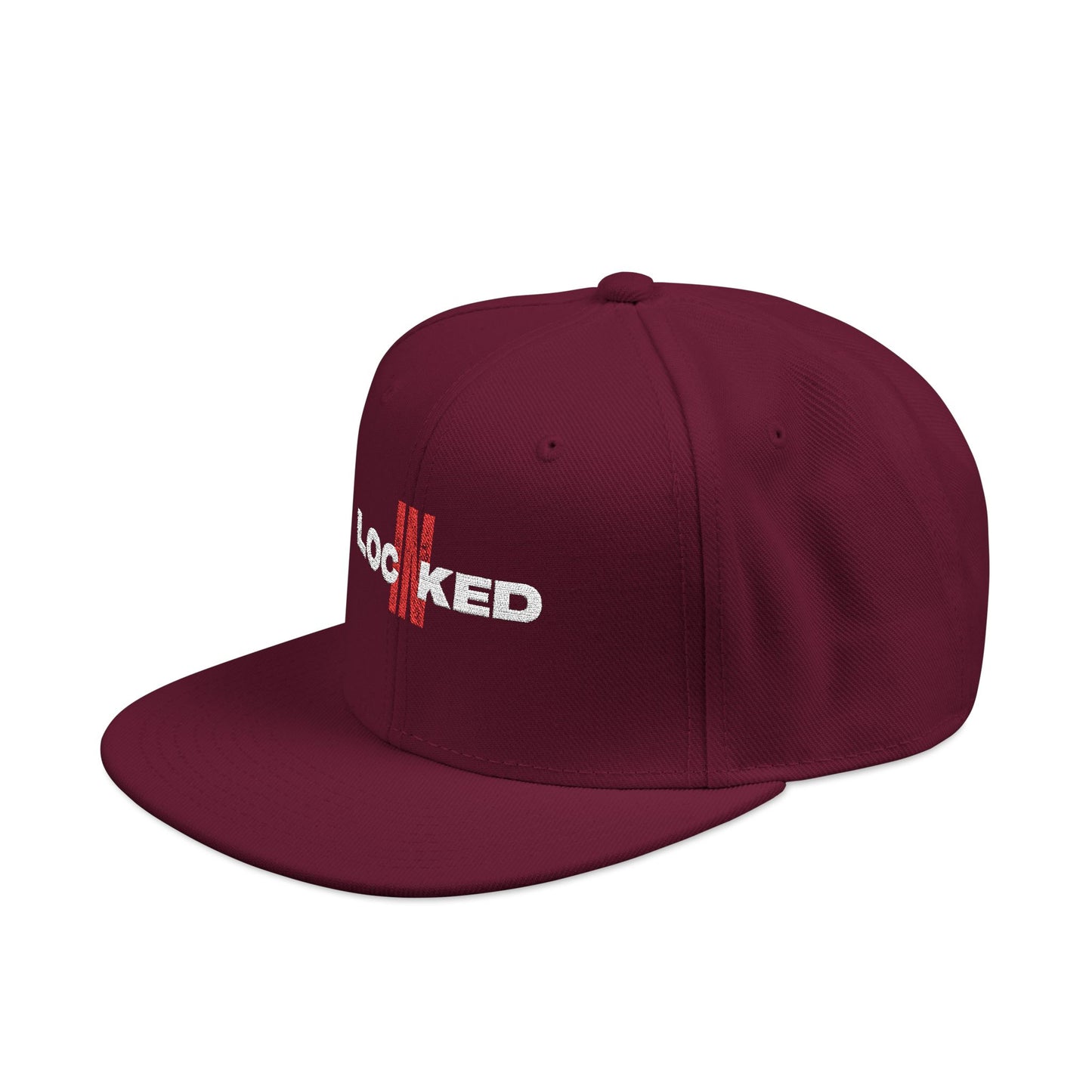 "Locked In" Embroidered Snap Back Hat