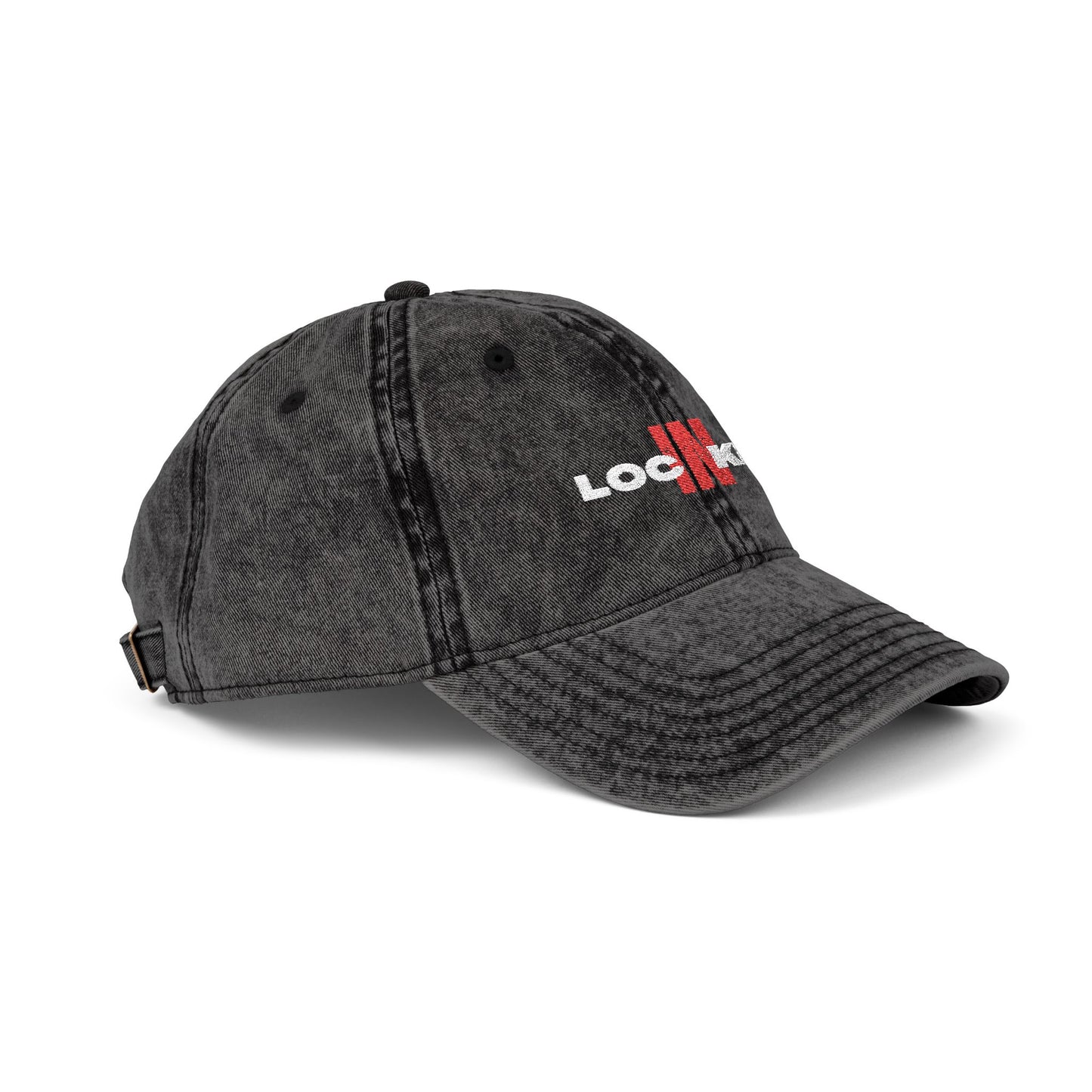 "Locked In" Vintage Embroidered Cap