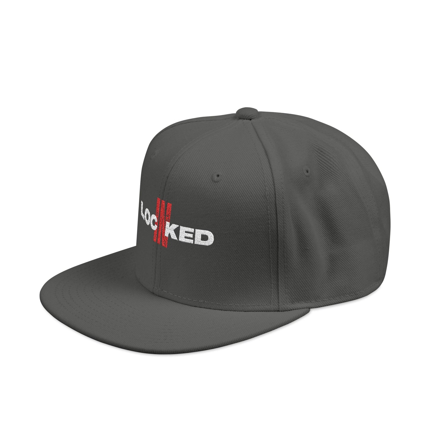 "Locked In" Embroidered Snap Back Hat