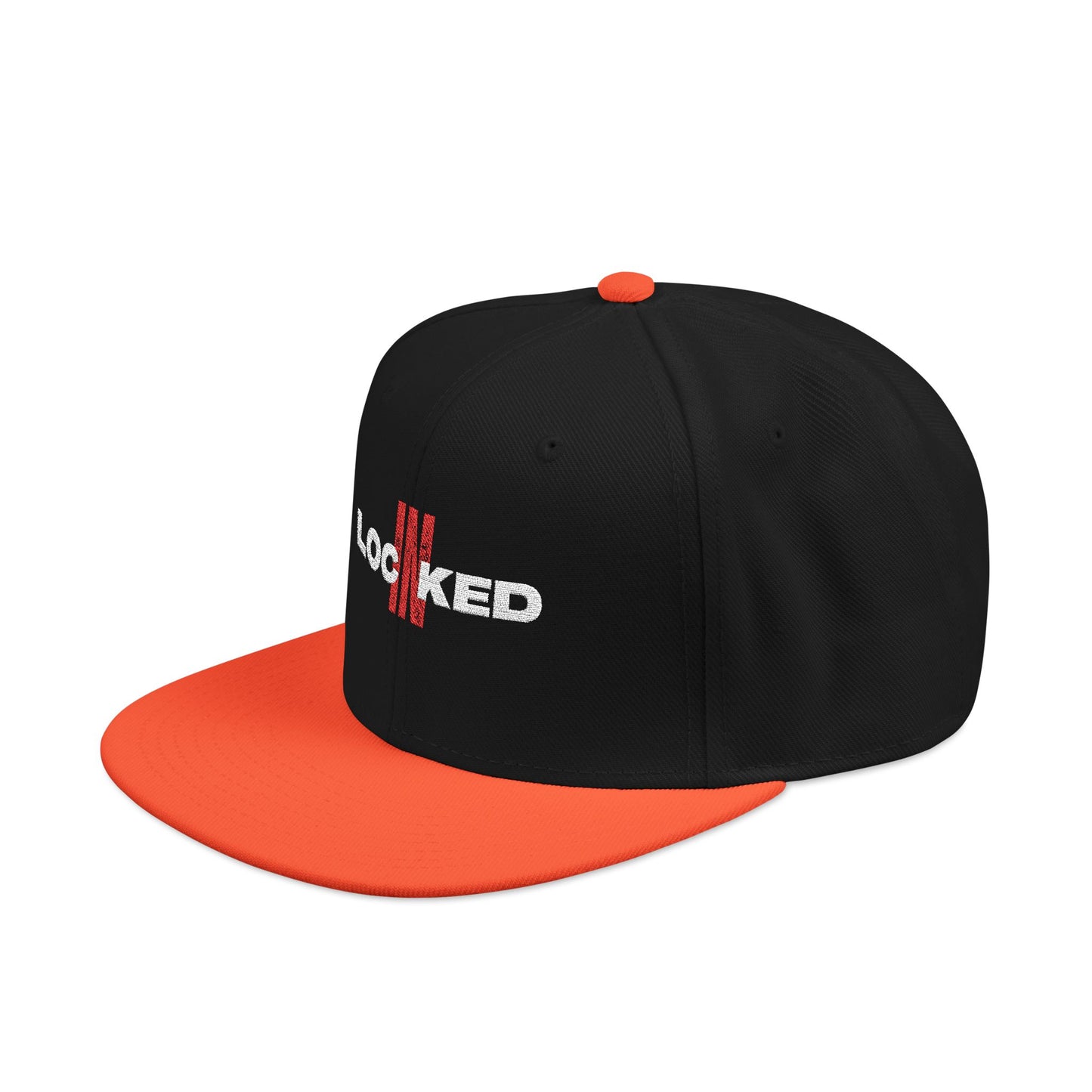 "Locked In" Embroidered Snap Back Hat