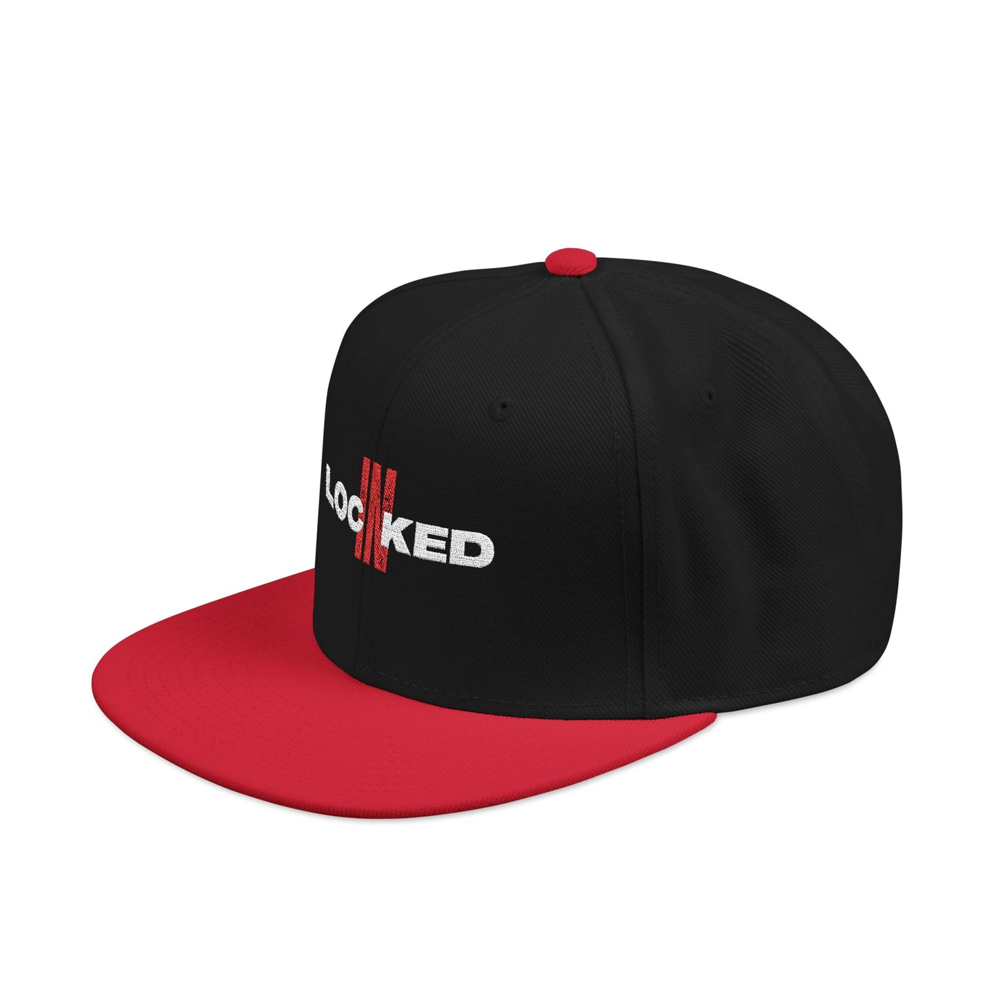 "Locked In" Embroidered Snap Back Hat