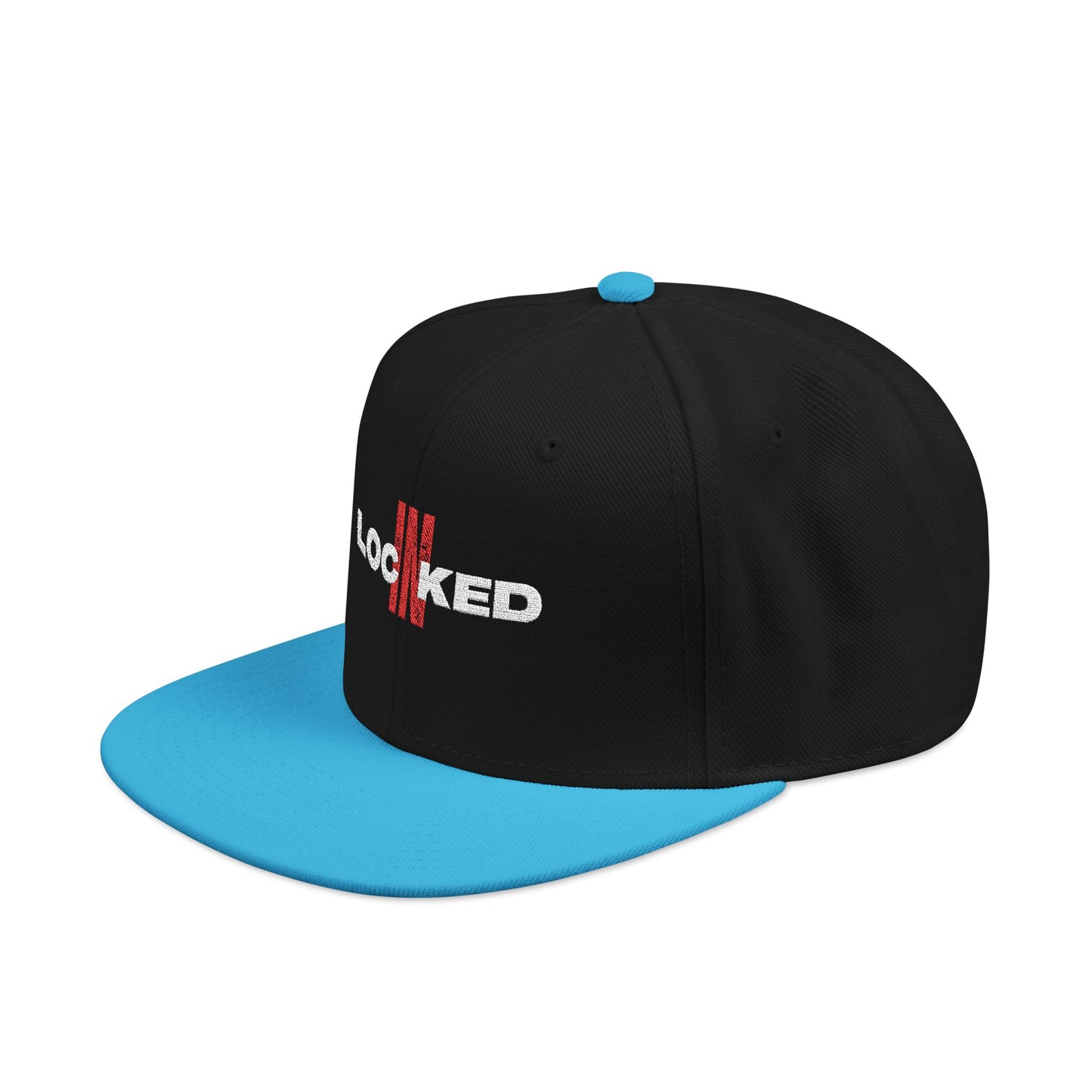 "Locked In" Embroidered Snap Back Hat