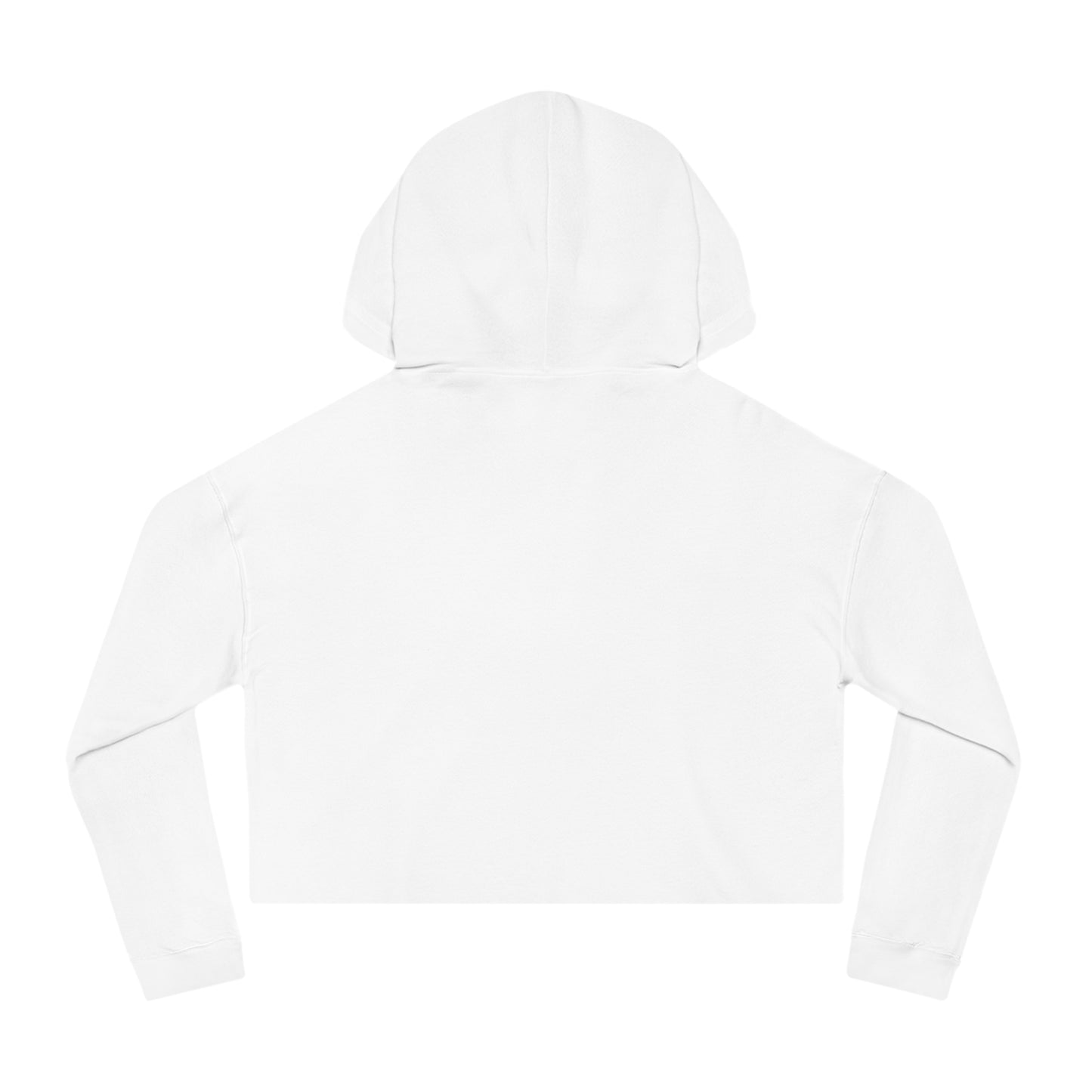 "Locked In" Cropped Hooded Sweatshirt (BLACK PRINT)