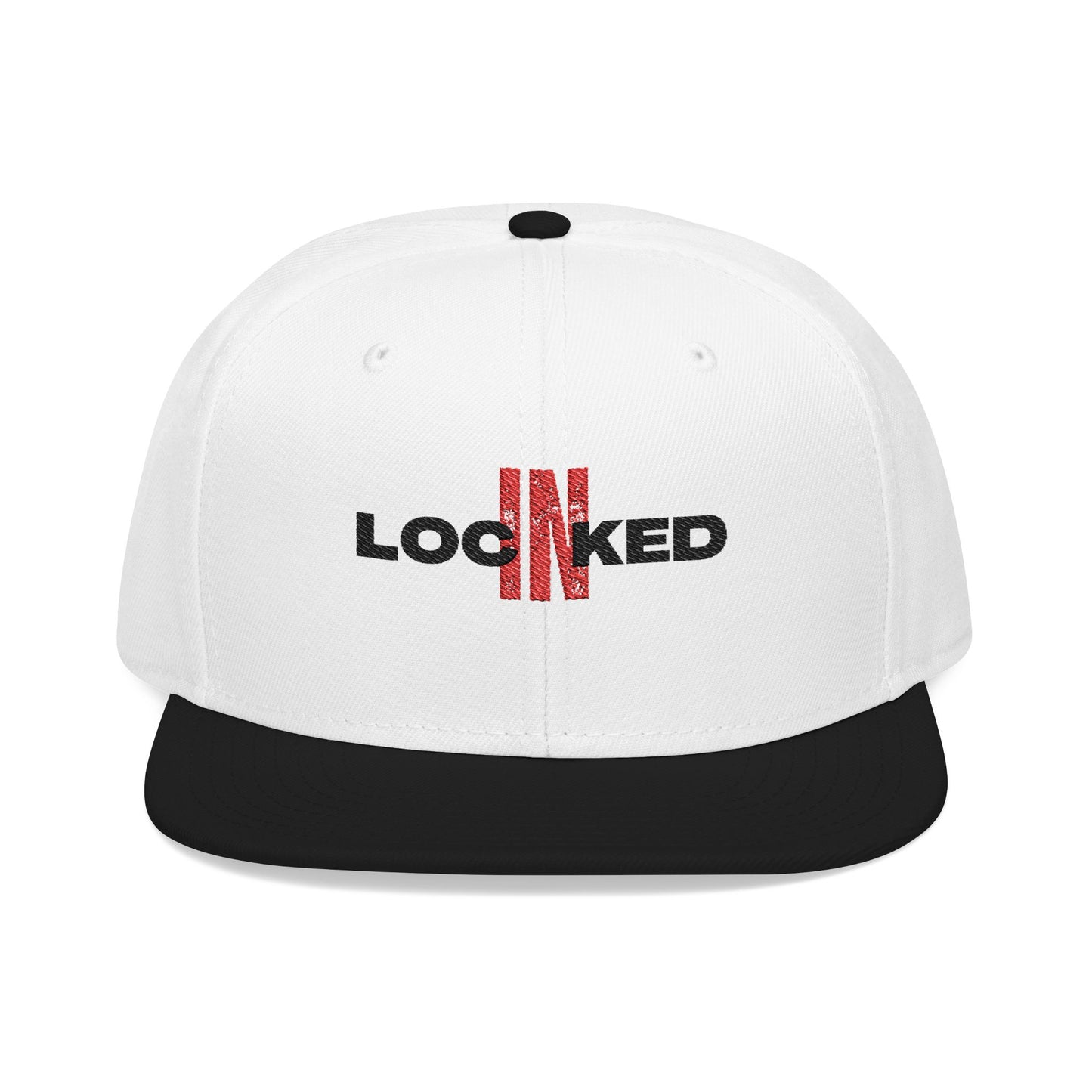 "Locked In" Embroidered Snap Back Hat