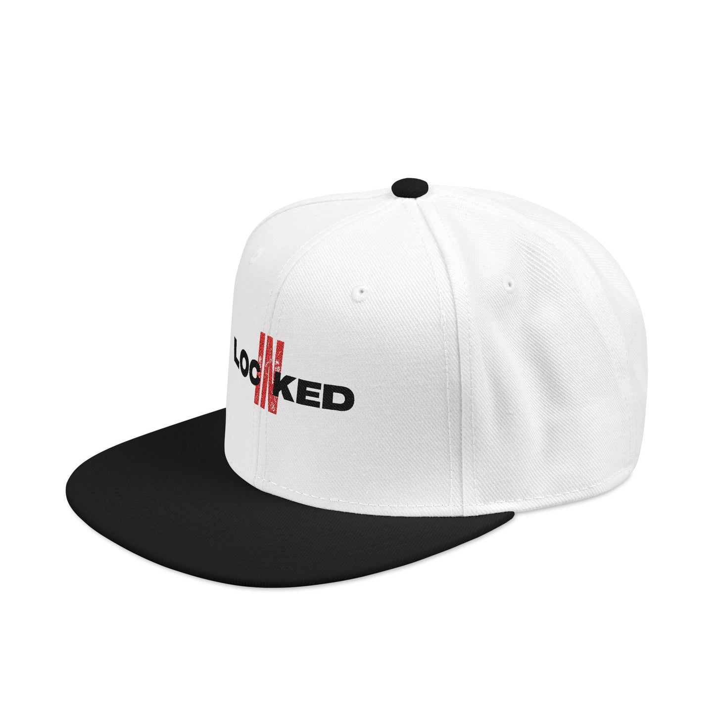 "Locked In" Embroidered Snap Back Hat