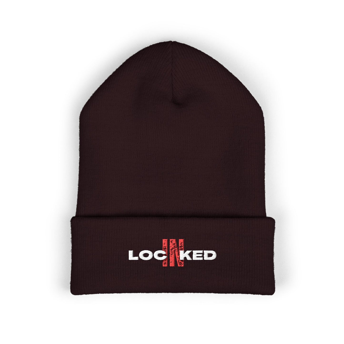 "Locked In" Cuffed Beanie