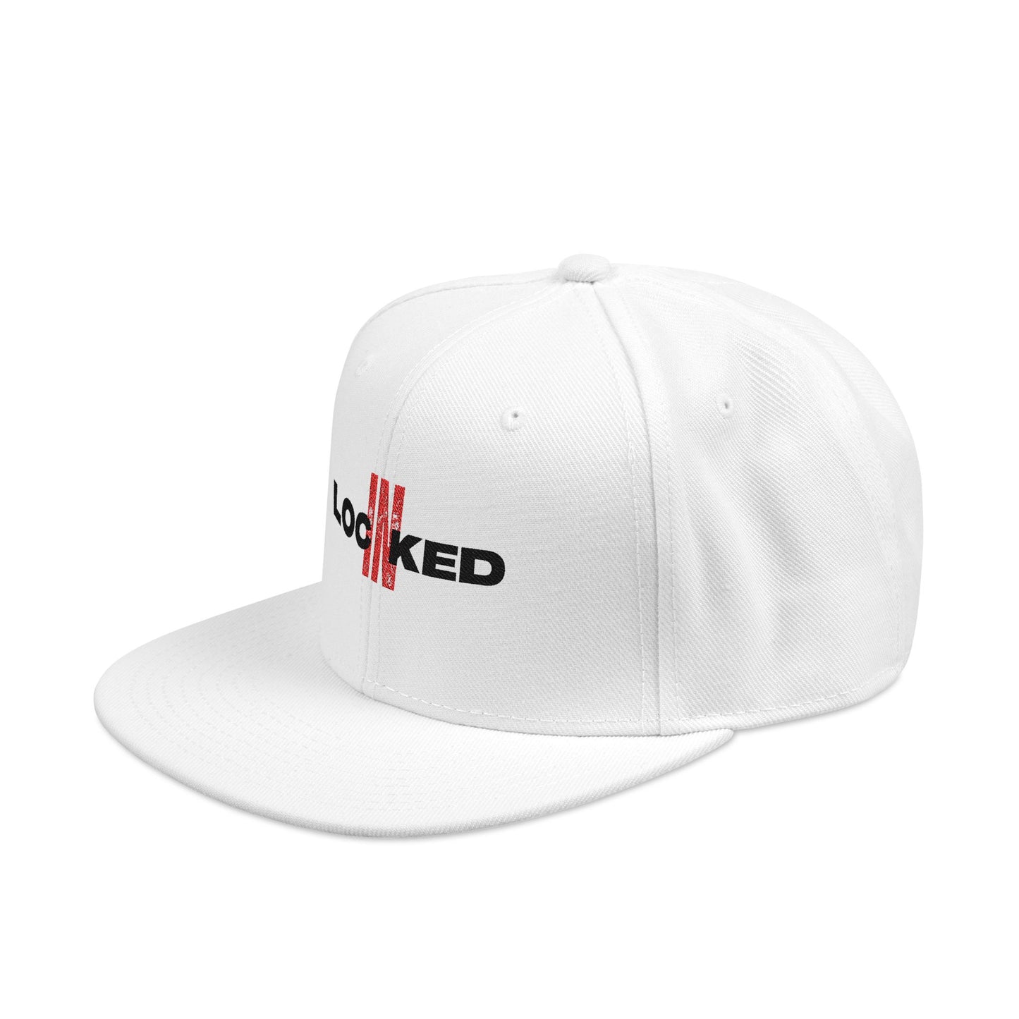 "Locked In" Embroidered Snap Back Hat