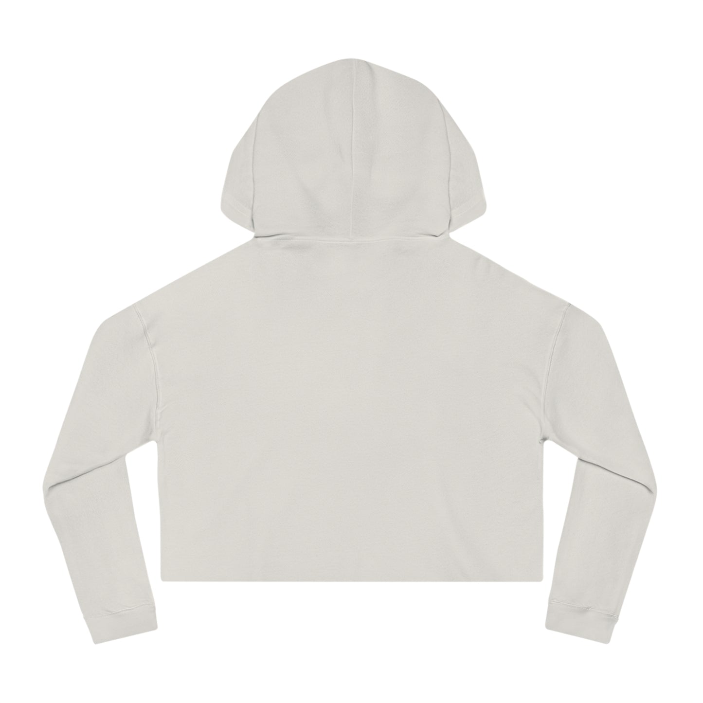 "Locked In" Cropped Hooded Sweatshirt (BLACK PRINT)