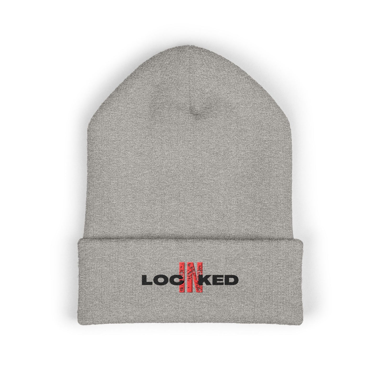 "Locked In" Cuffed Beanie