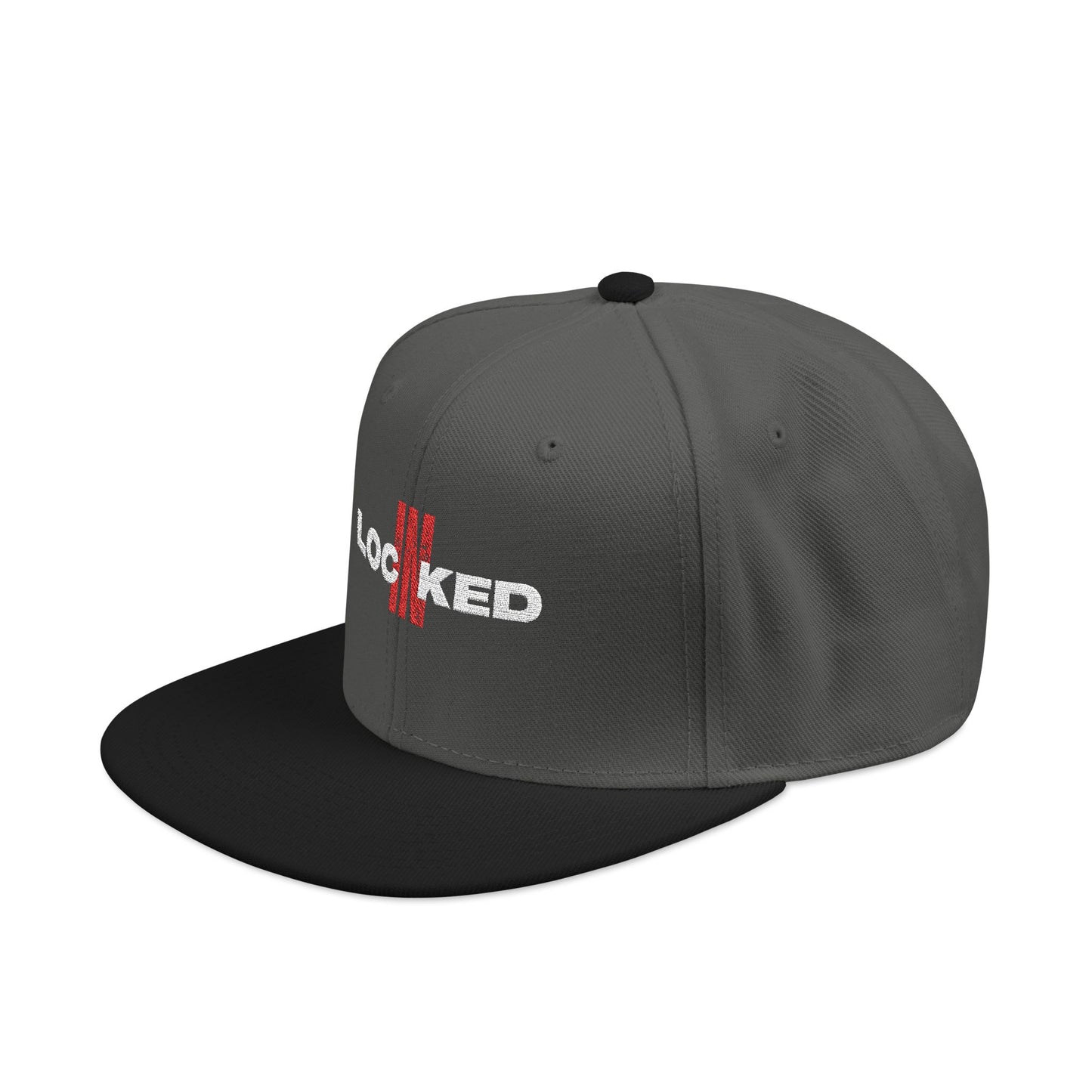 "Locked In" Embroidered Snap Back Hat