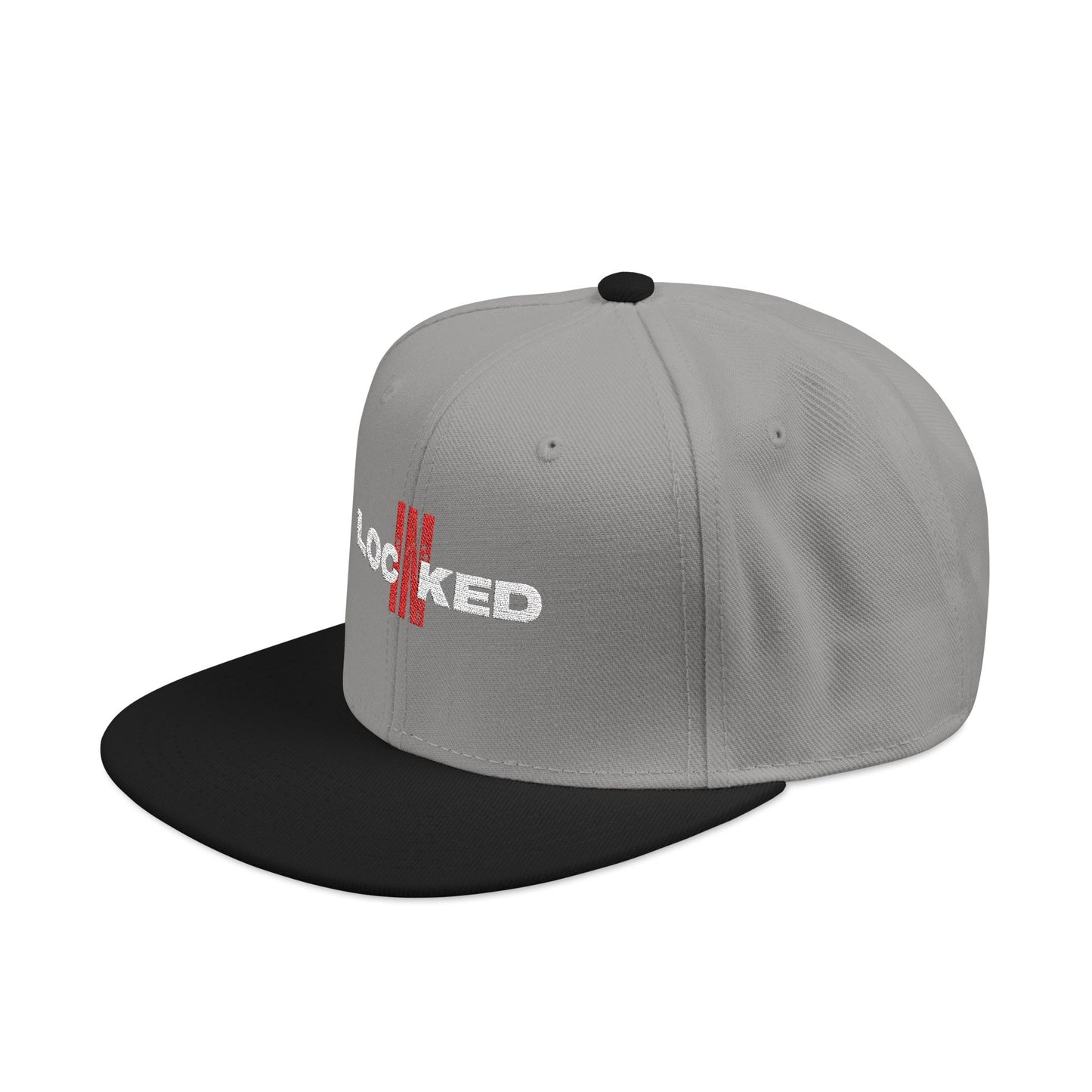 "Locked In" Embroidered Snap Back Hat