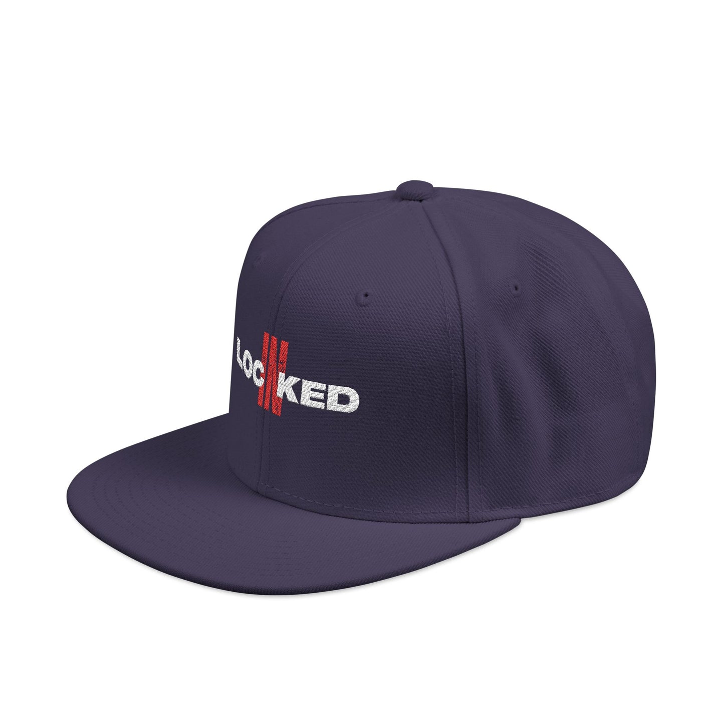 "Locked In" Embroidered Snap Back Hat