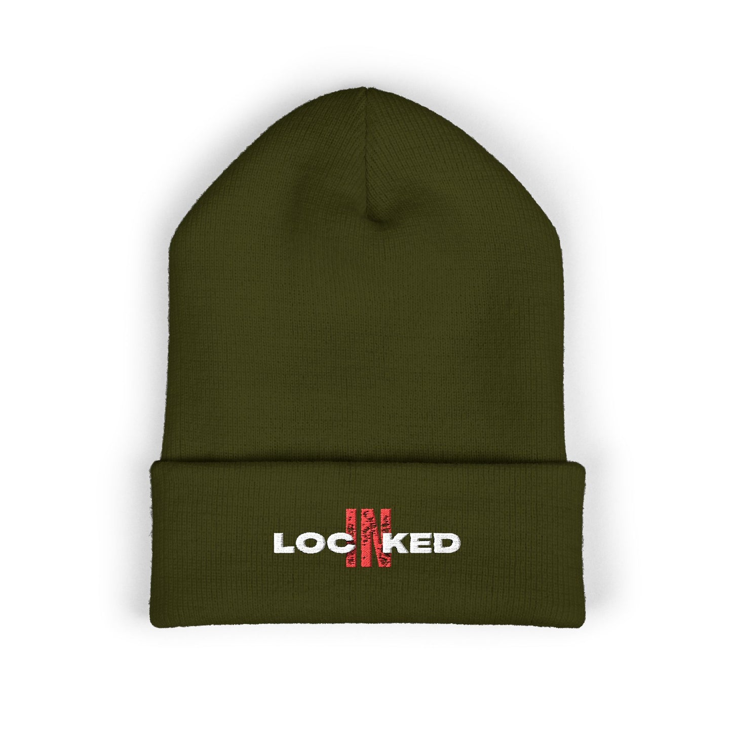 "Locked In" Cuffed Beanie