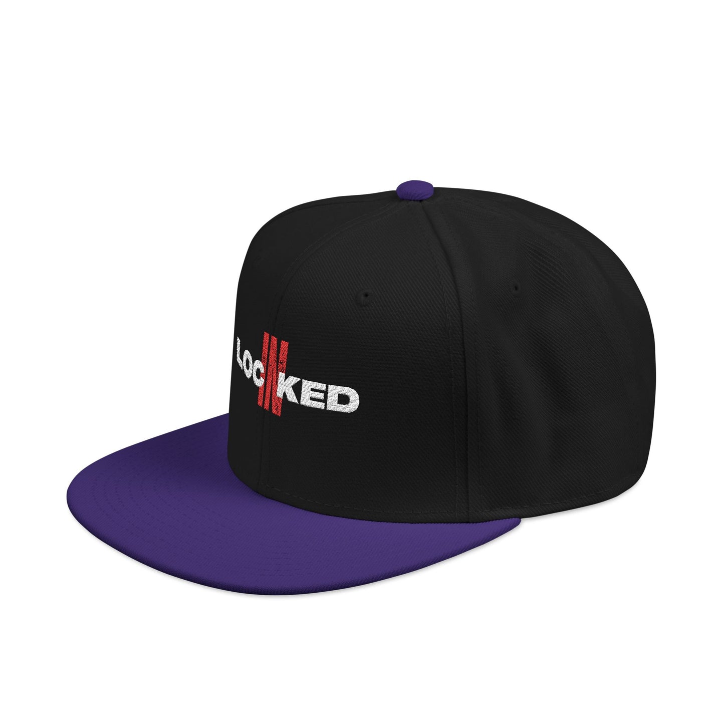"Locked In" Embroidered Snap Back Hat