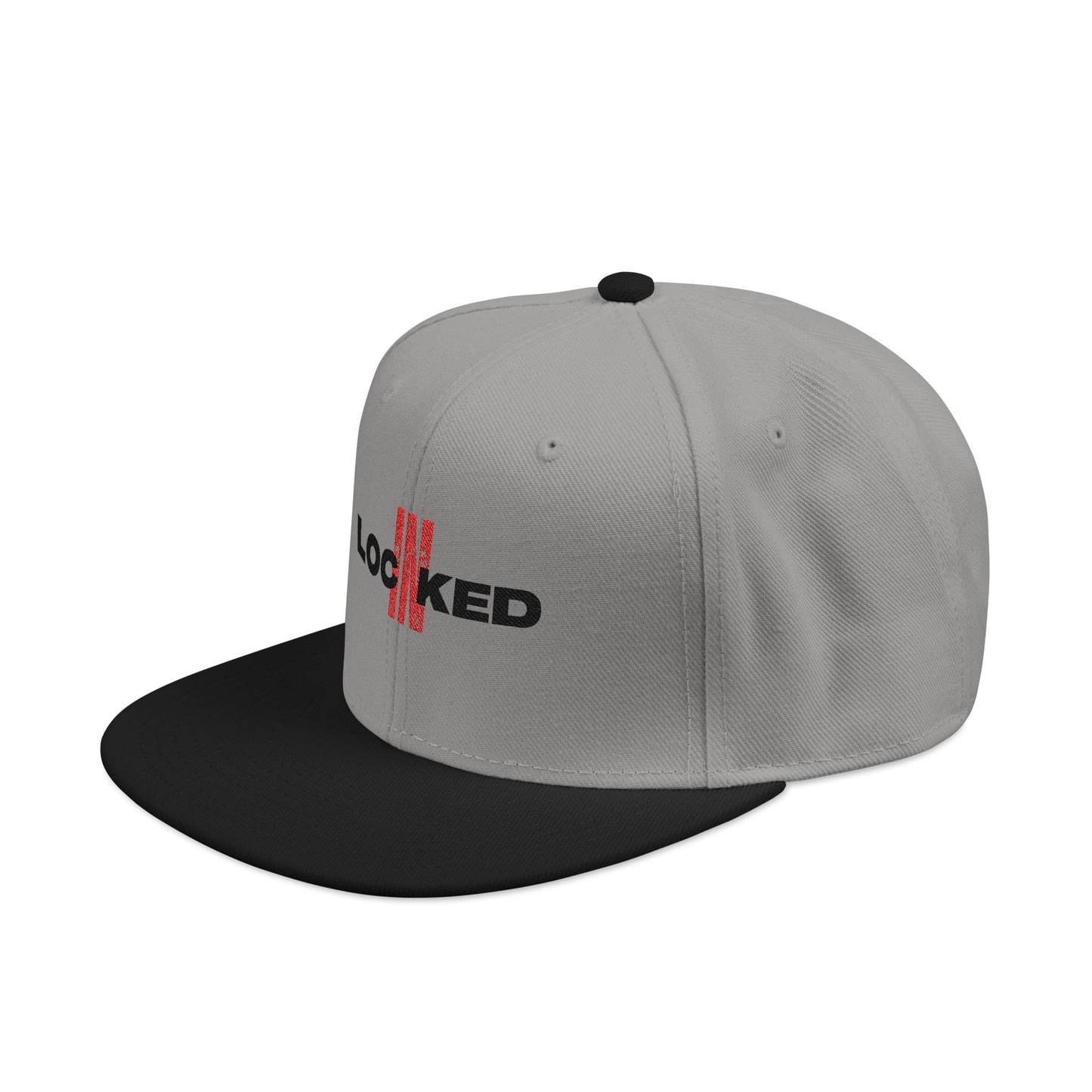 "Locked In" Embroidered Snap Back Hat