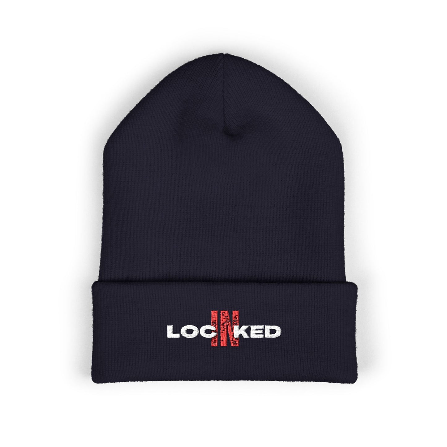 "Locked In" Cuffed Beanie