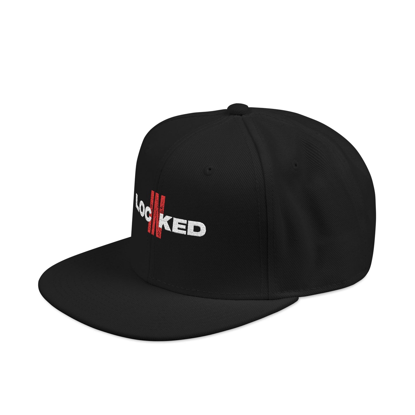 "Locked In" Embroidered Snap Back Hat