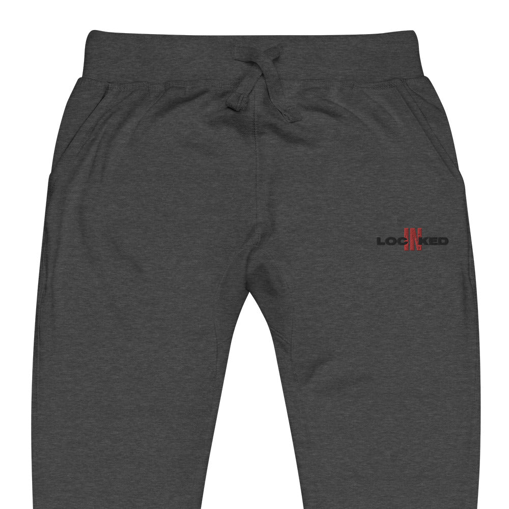 "Locked In" fleece sweatpants