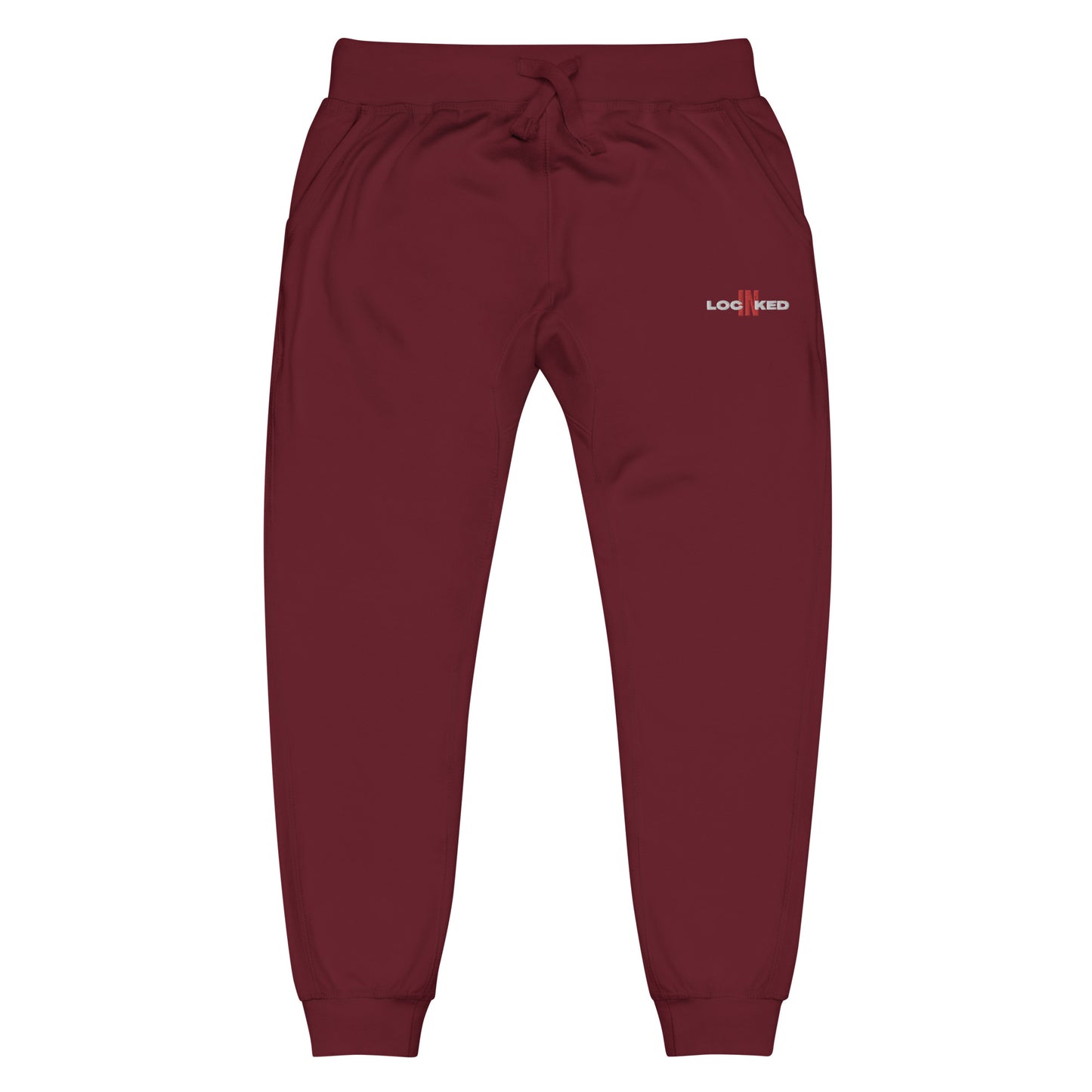 "Locked In" fleece sweatpants