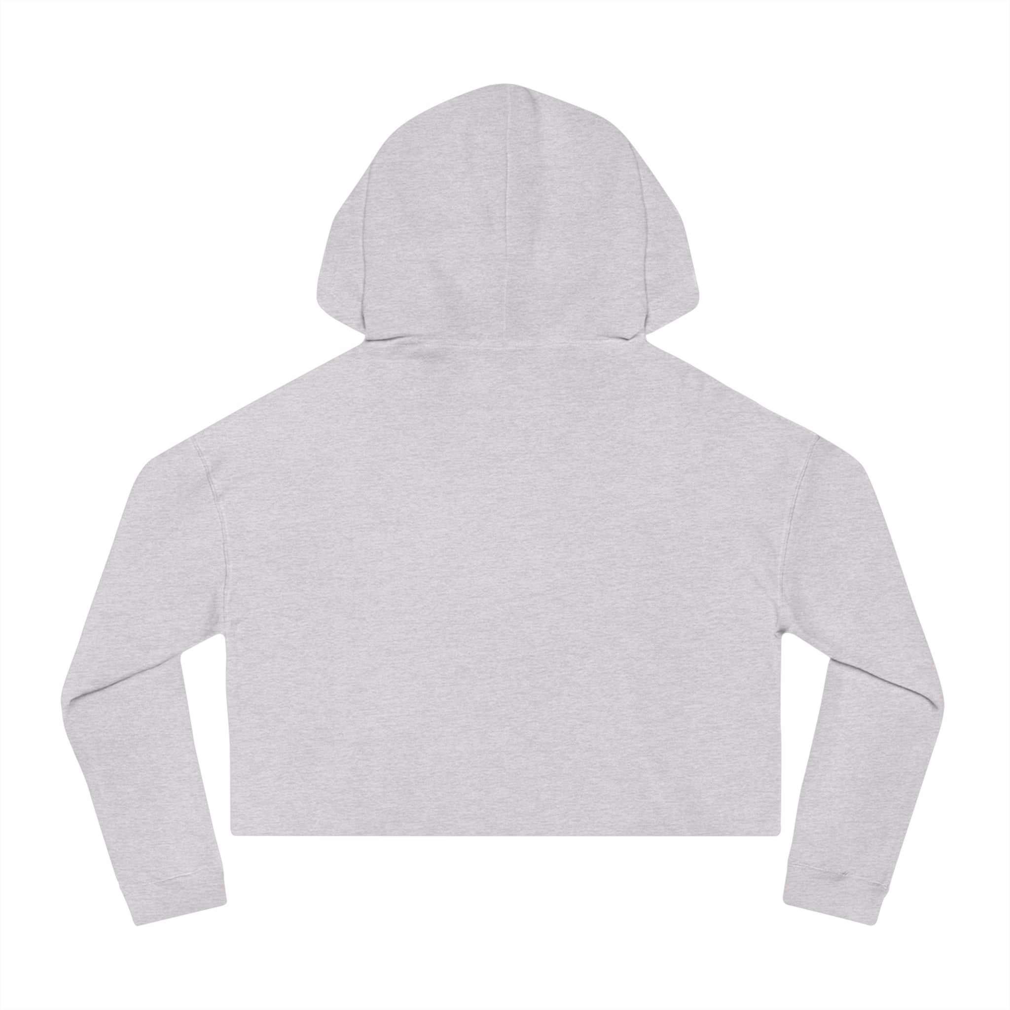 "Locked In" Cropped Hooded Sweatshirt (BLACK PRINT)