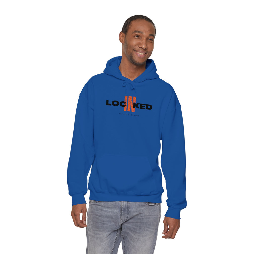 "Locked In" Embroidered Pullover Hoodie — Premium Streetwear