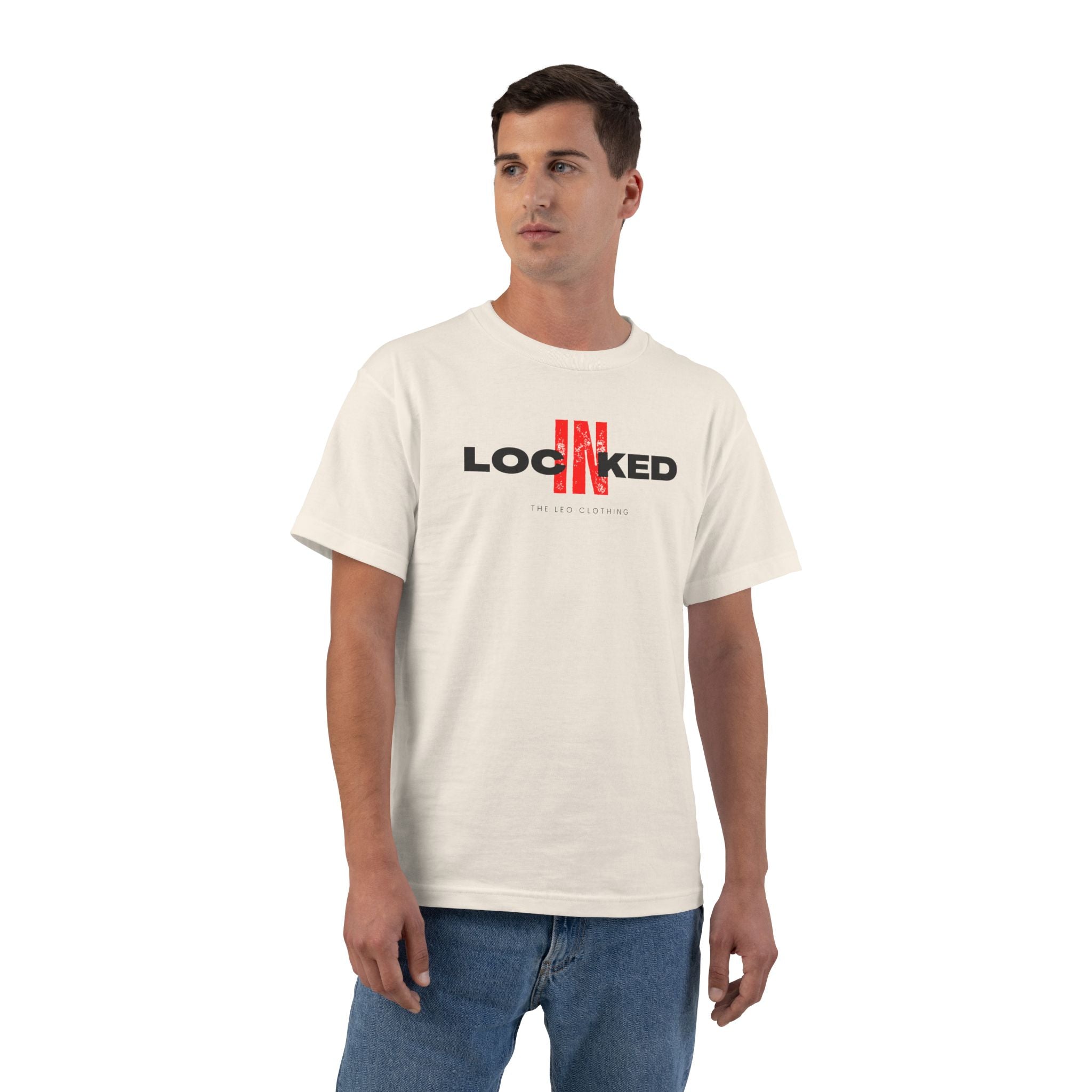 "Locked In" Box Fit Tee