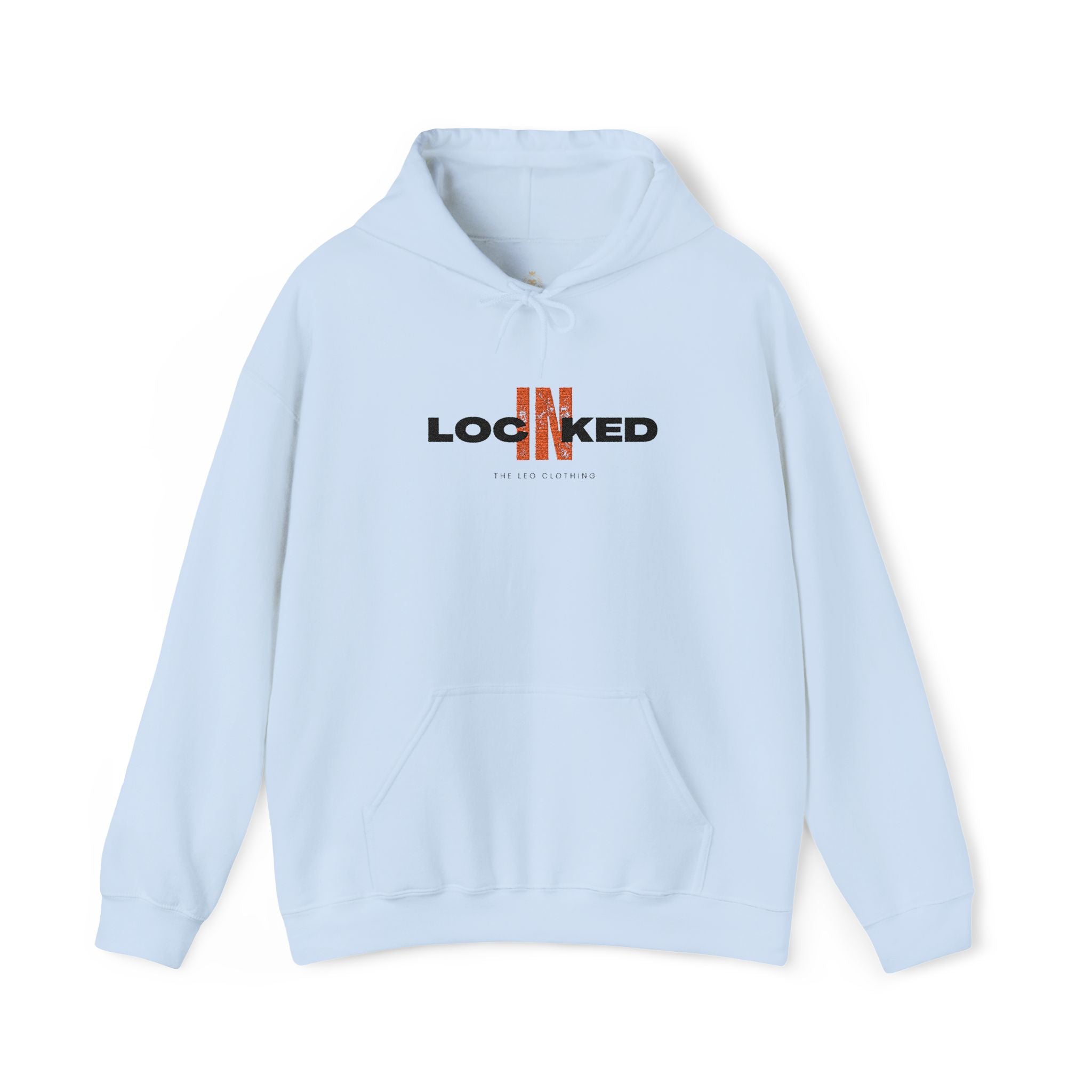 "Locked In" Embroidered Pullover Hoodie — Premium Streetwear