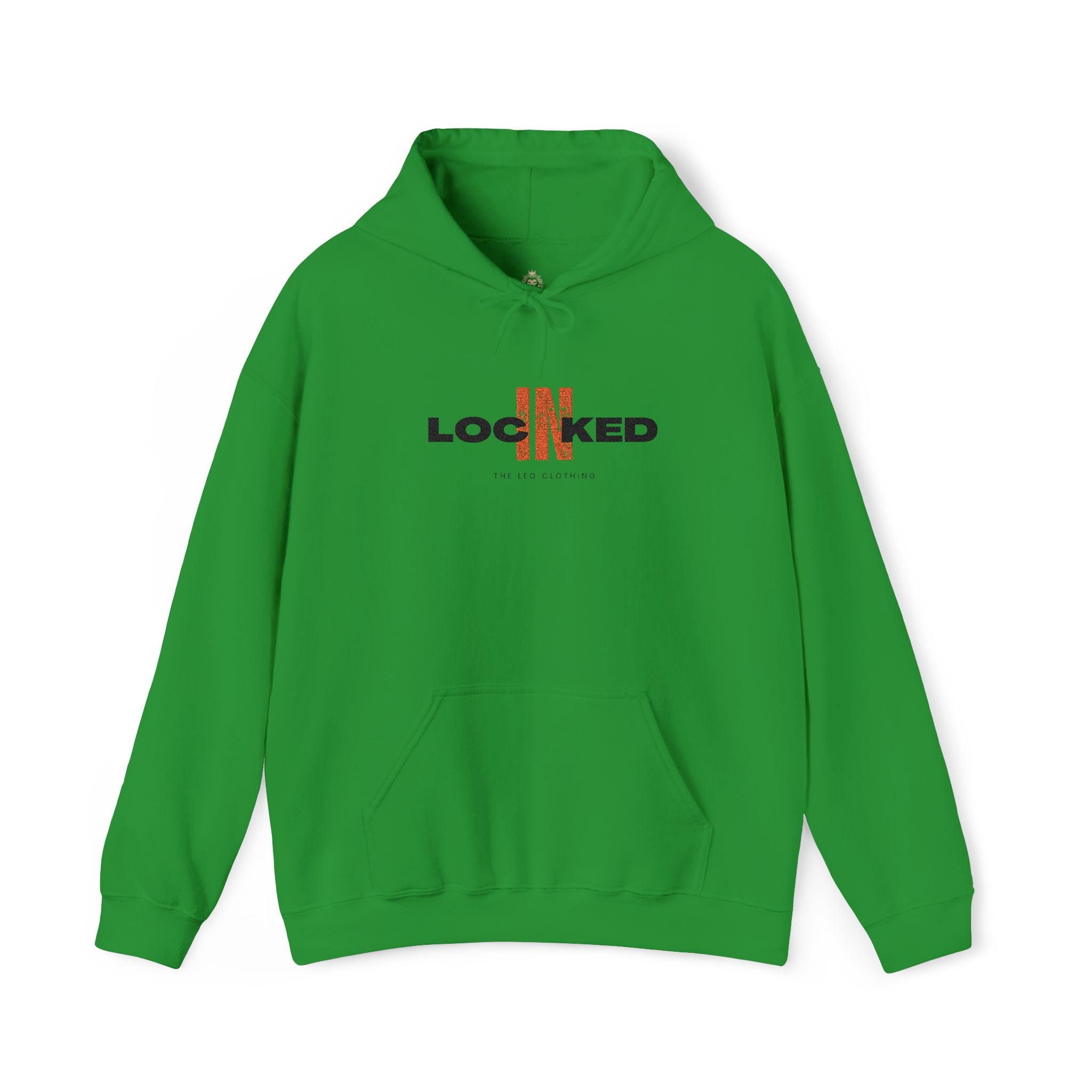 "Locked In" Embroidered Pullover Hoodie — Premium Streetwear