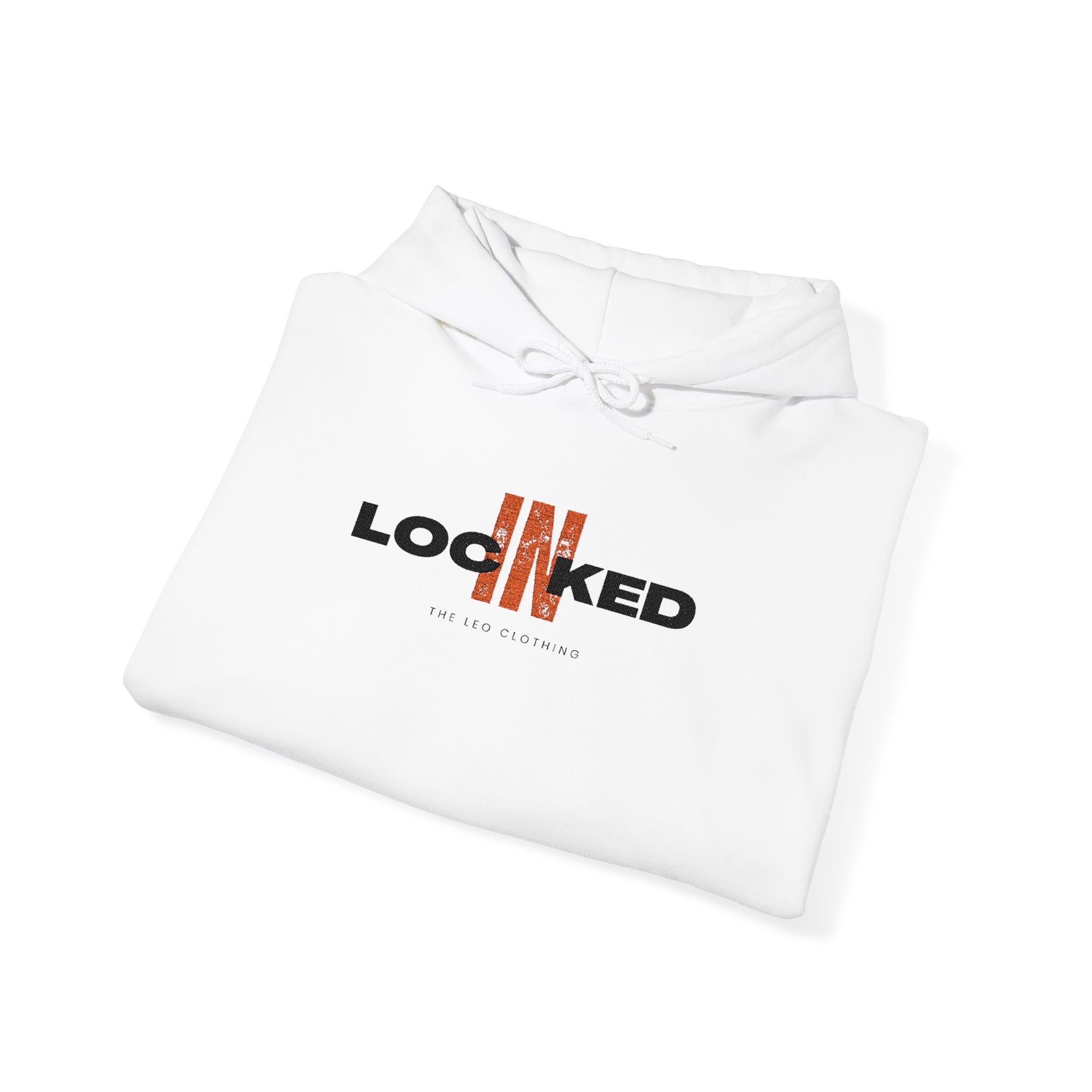 "Locked In" Embroidered Pullover Hoodie — Premium Streetwear