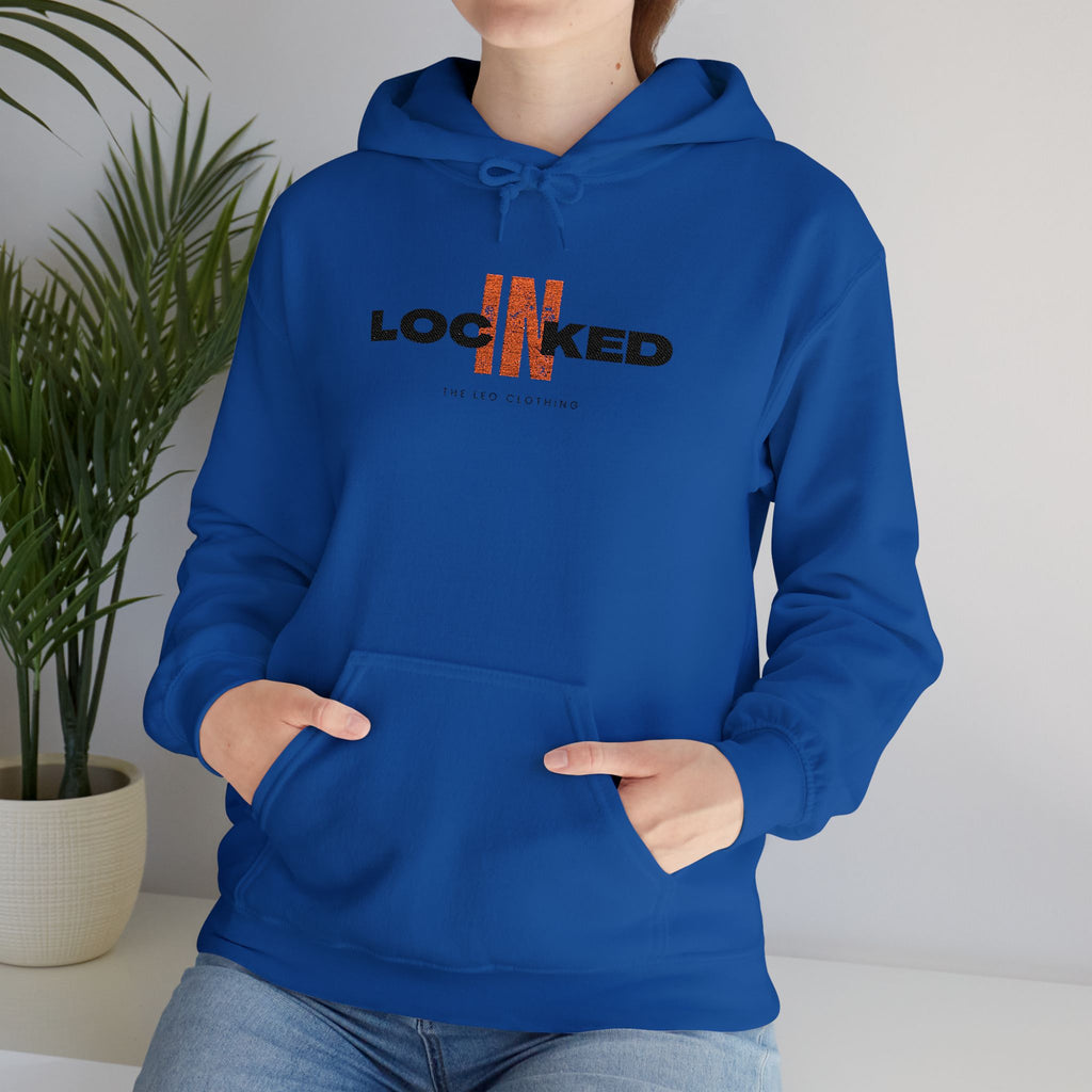 "Locked In" Embroidered Pullover Hoodie — Premium Streetwear