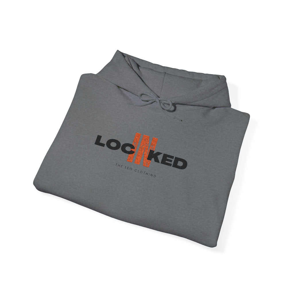 "Locked In" Embroidered Pullover Hoodie — Premium Streetwear