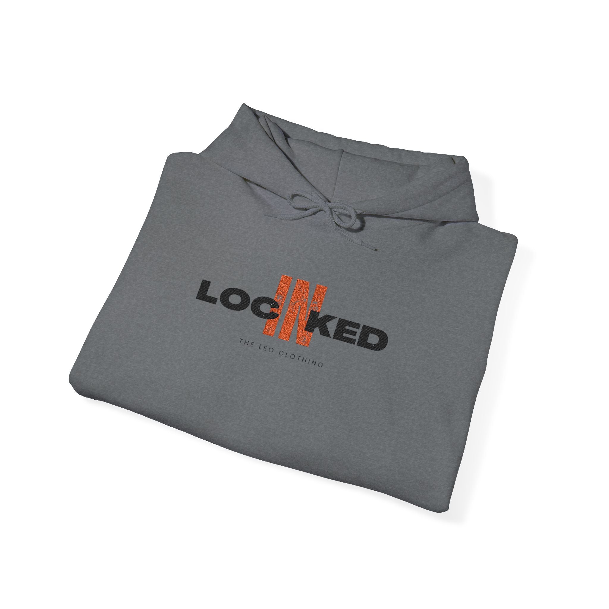 "Locked In" Embroidered Pullover Hoodie — Premium Streetwear