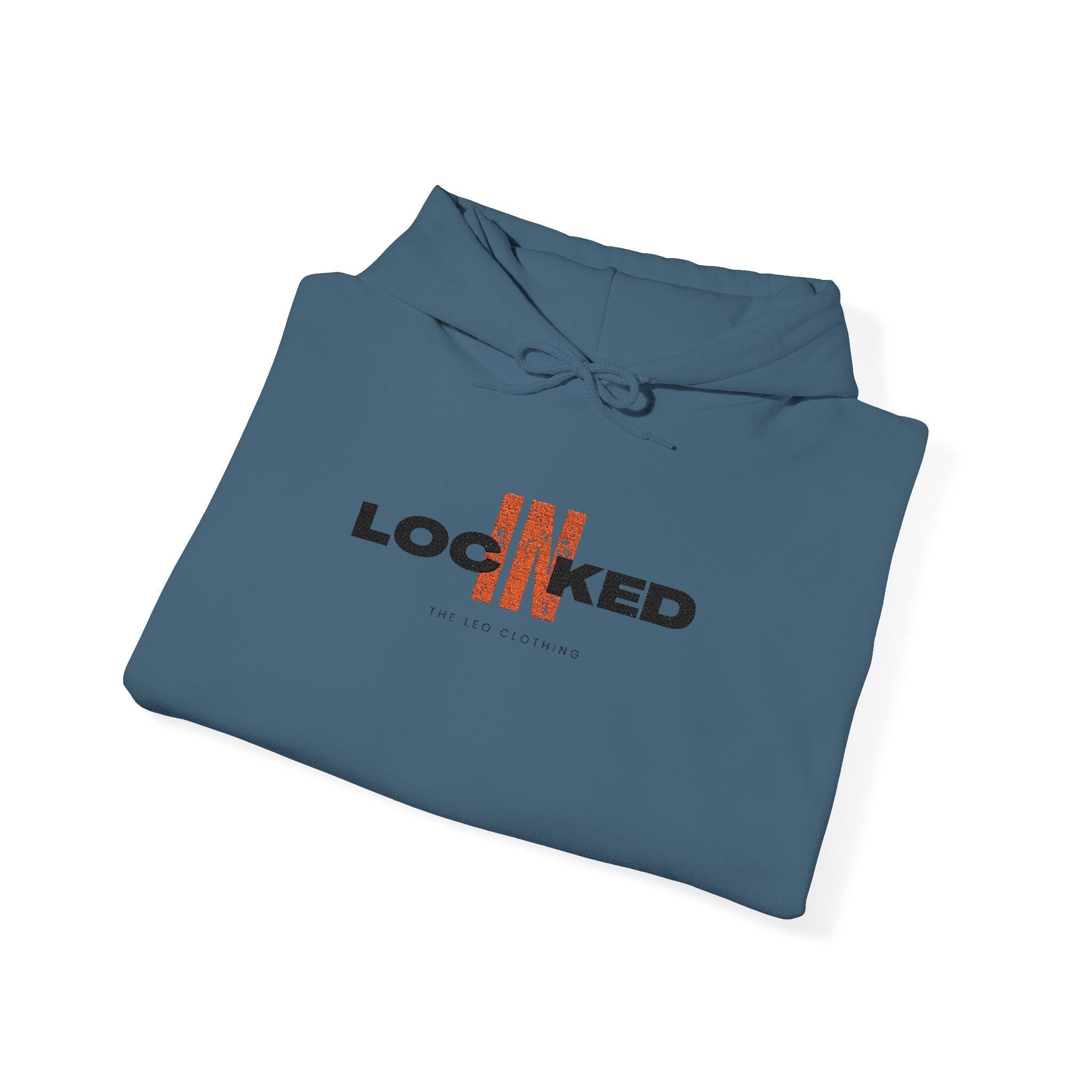 "Locked In" Embroidered Pullover Hoodie — Premium Streetwear