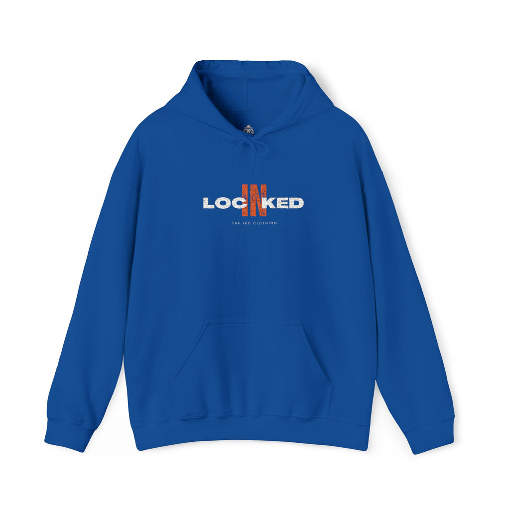 "Locked In" Graphic Hoodie — Premium Dark Text Streetwear