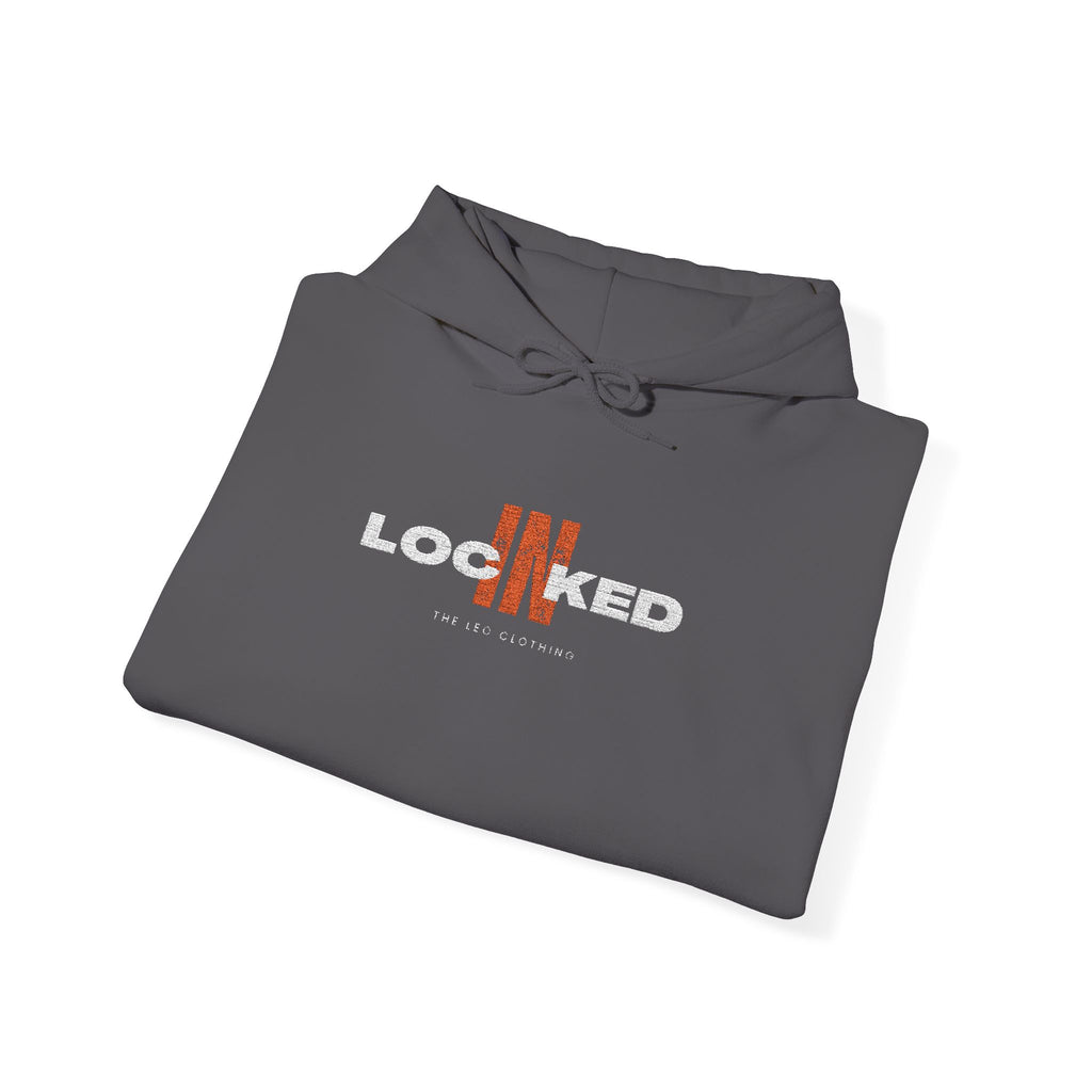 "Locked In" Graphic Hoodie — Premium Dark Text Streetwear