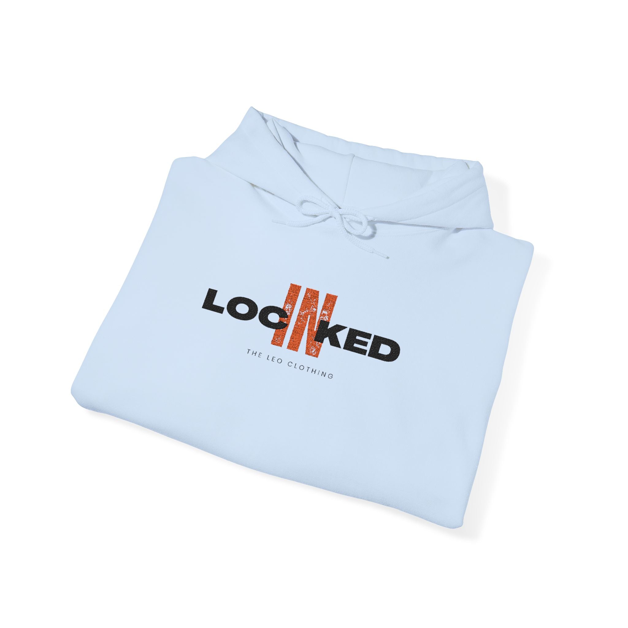 "Locked In" Embroidered Pullover Hoodie — Premium Streetwear