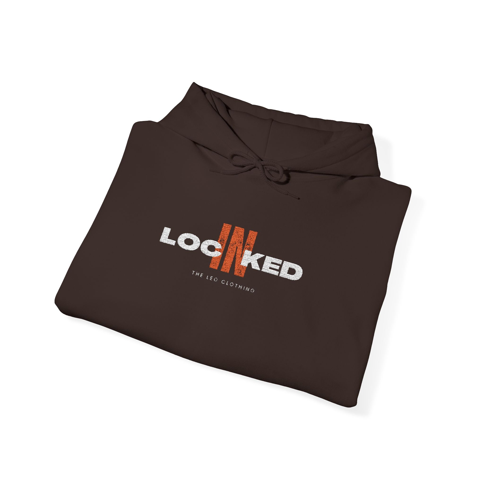 "Locked In" Graphic Hoodie — Premium Dark Text Streetwear