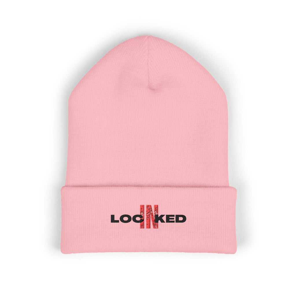 "Locked In" Cuffed Beanie