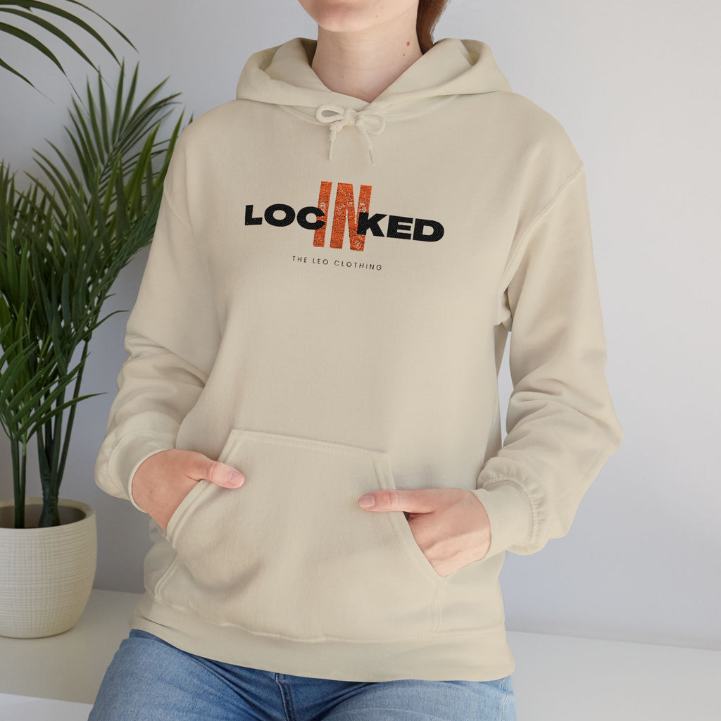 "Locked In" Embroidered Pullover Hoodie — Premium Streetwear
