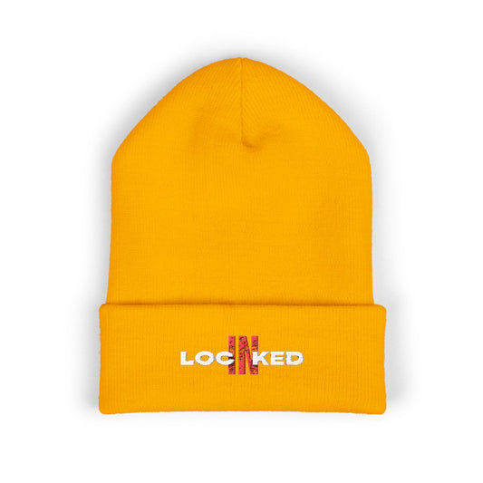"Locked In" Cuffed Beanie