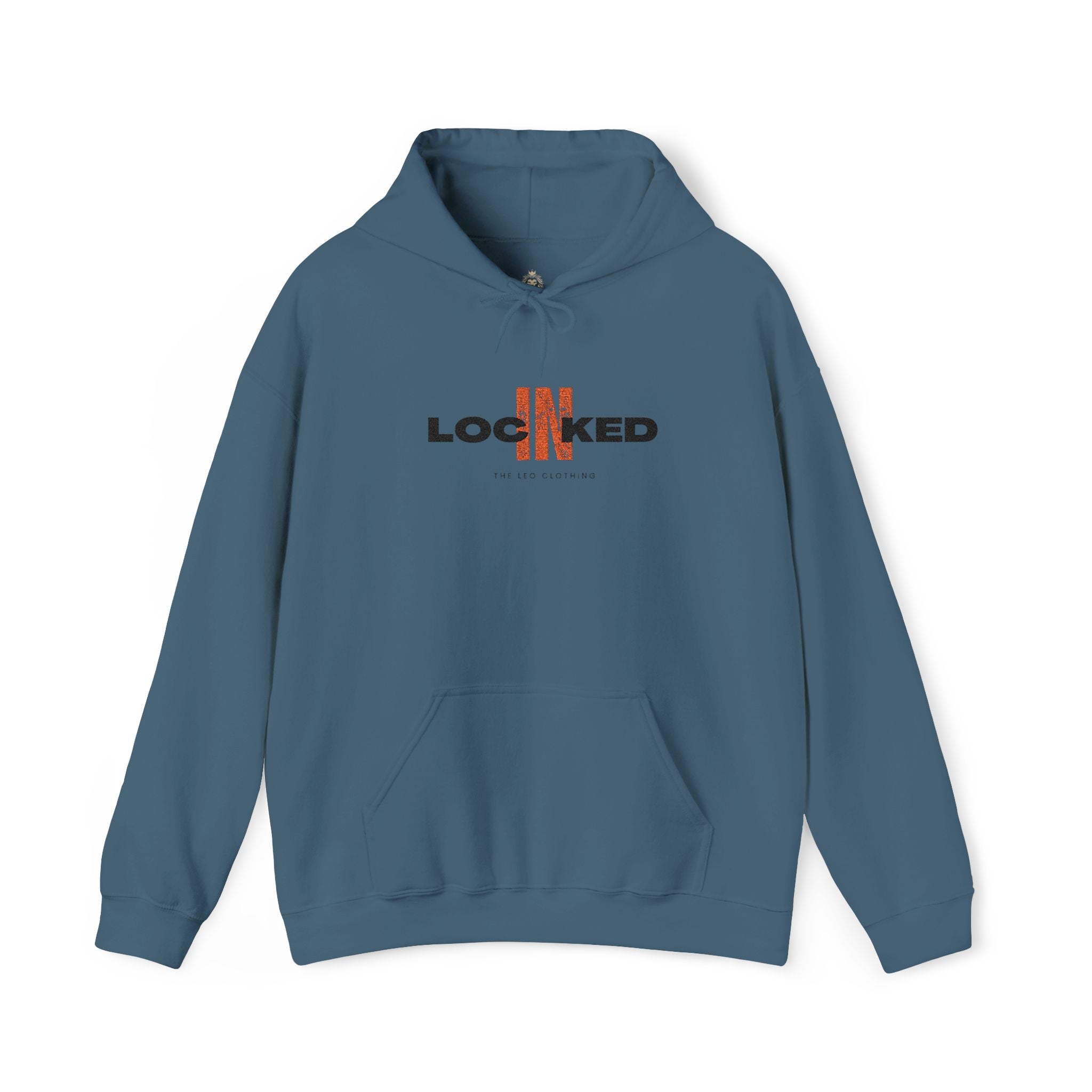 "Locked In" Embroidered Pullover Hoodie — Premium Streetwear