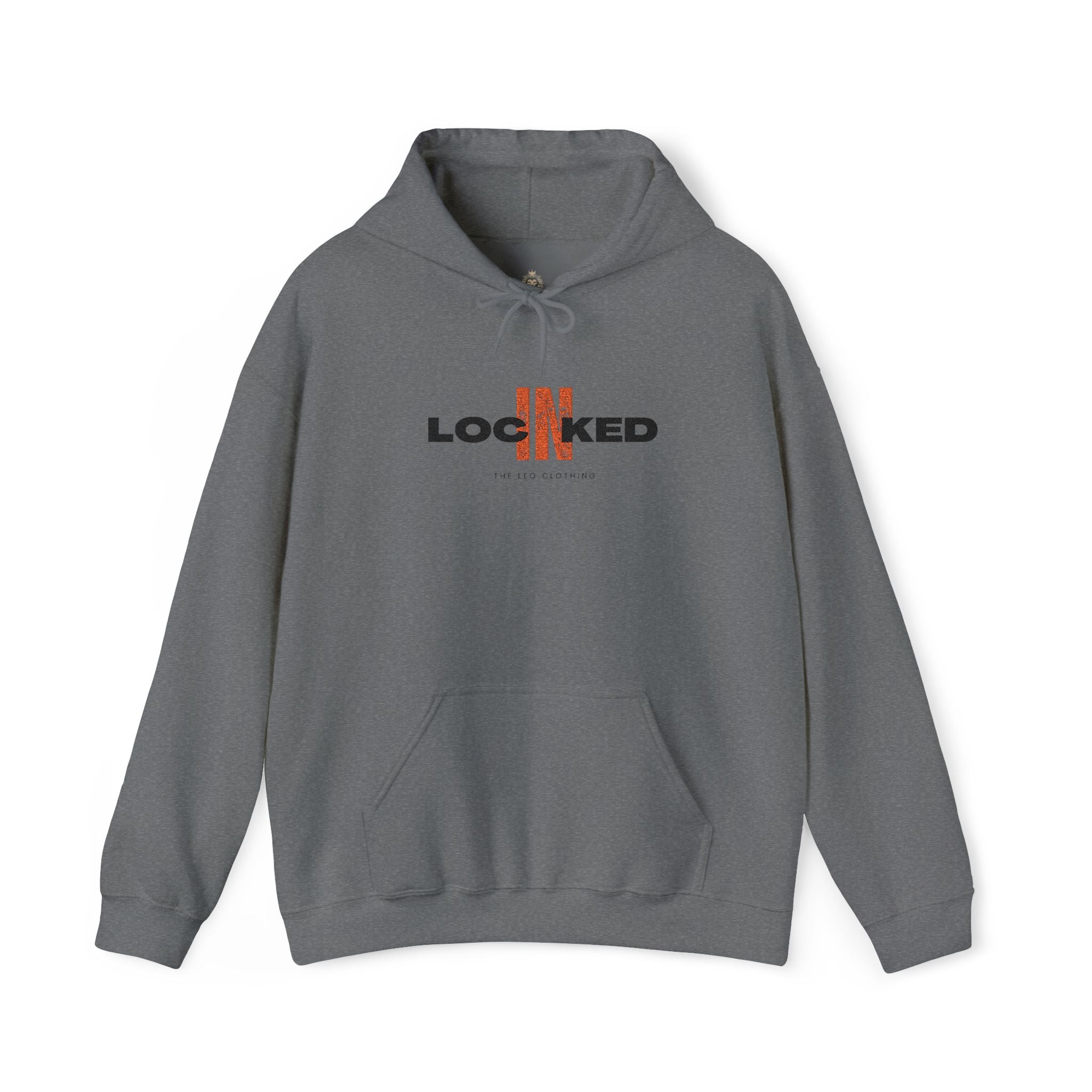"Locked In" Embroidered Pullover Hoodie — Premium Streetwear