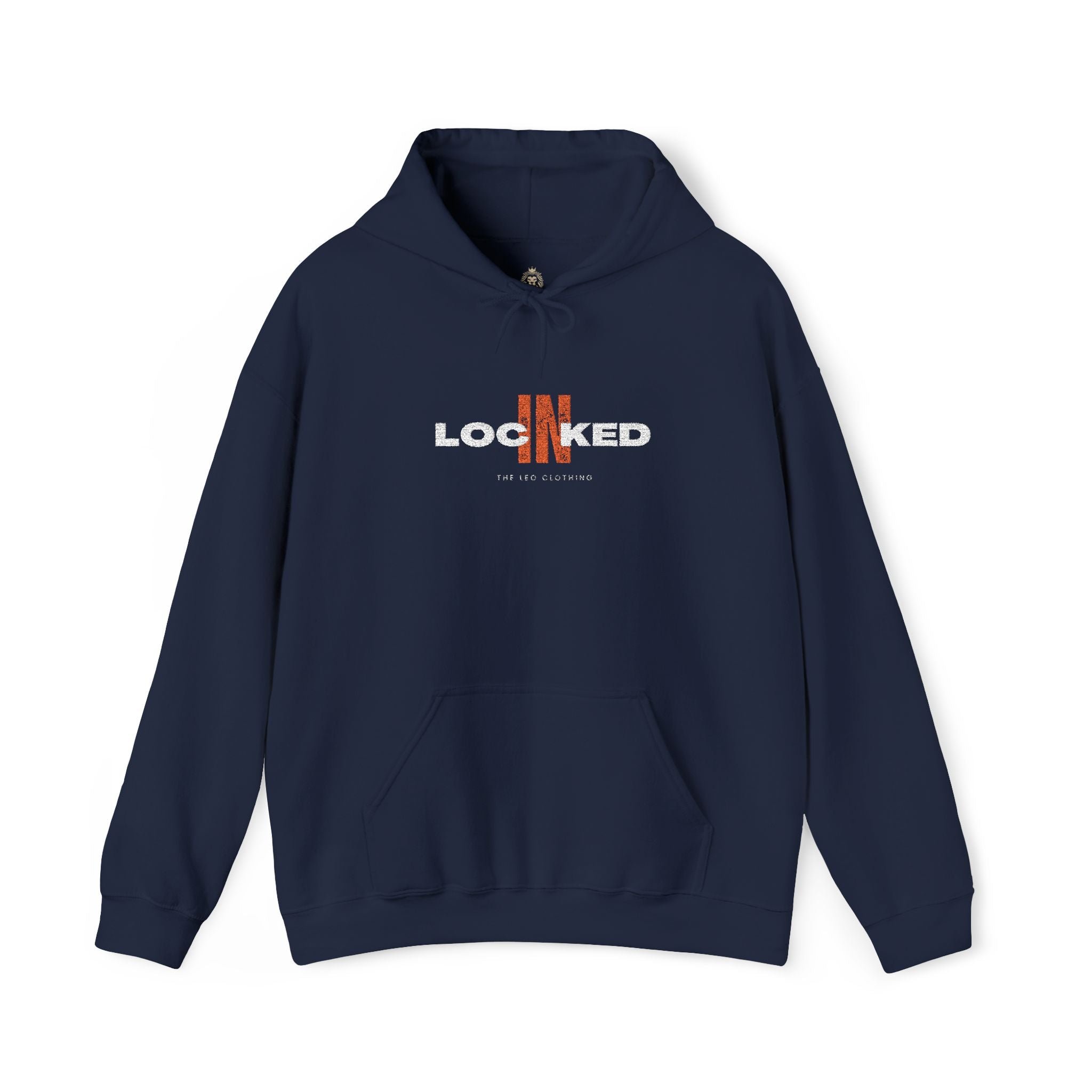 "Locked In" Graphic Hoodie — Premium Dark Text Streetwear