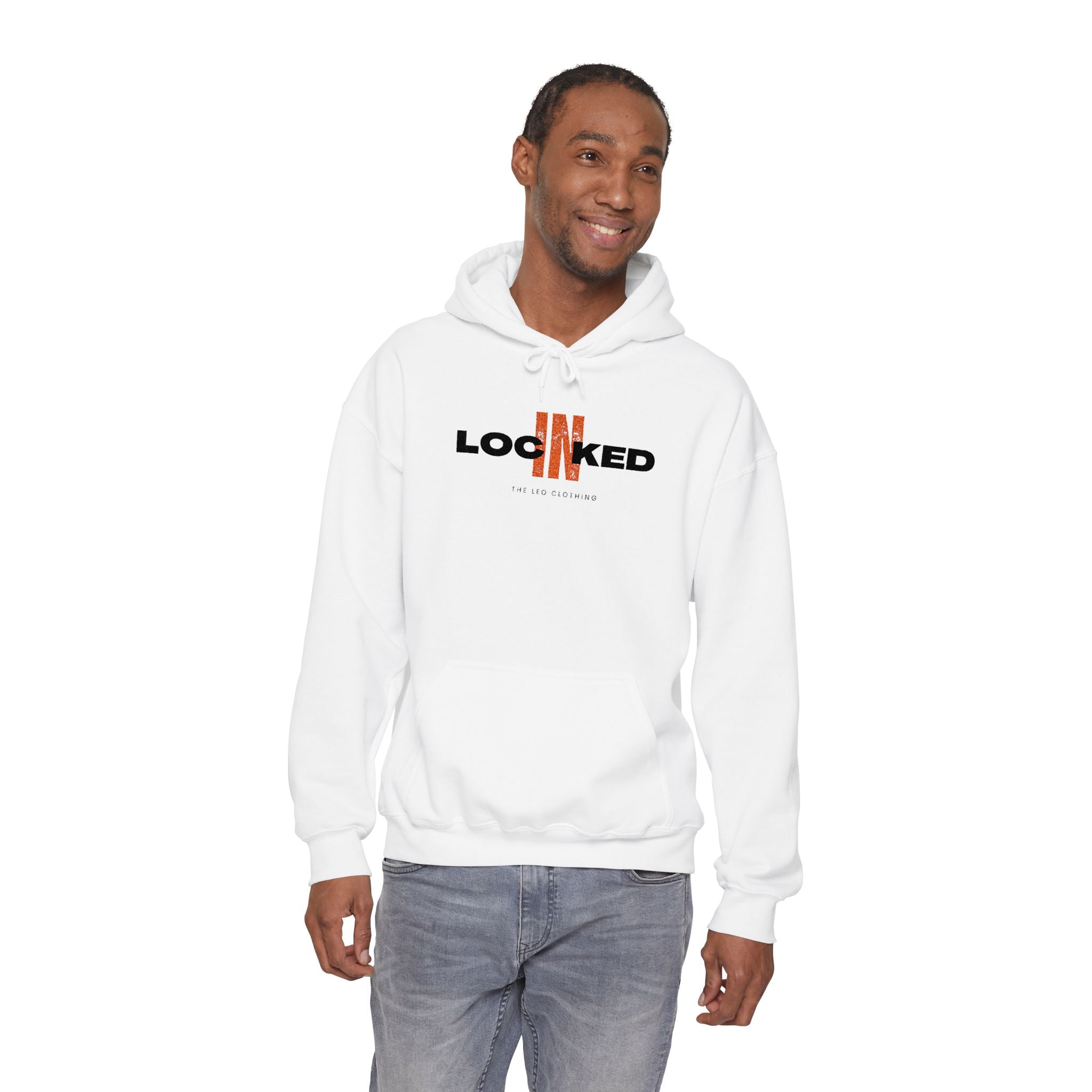 "Locked In" Embroidered Pullover Hoodie — Premium Streetwear