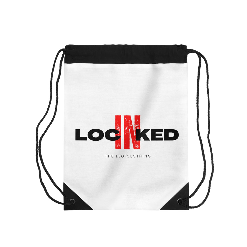 "LockedIn" Drawstring Bag