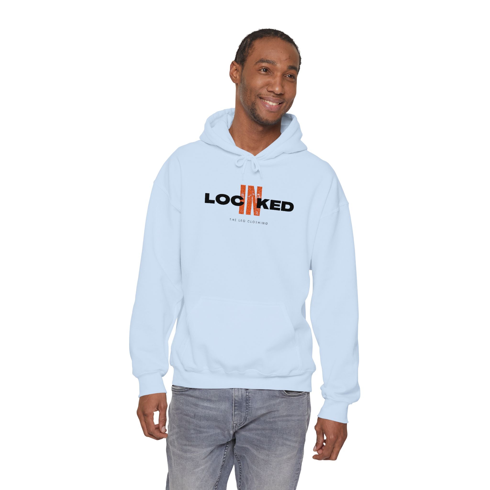"Locked In" Embroidered Pullover Hoodie — Premium Streetwear